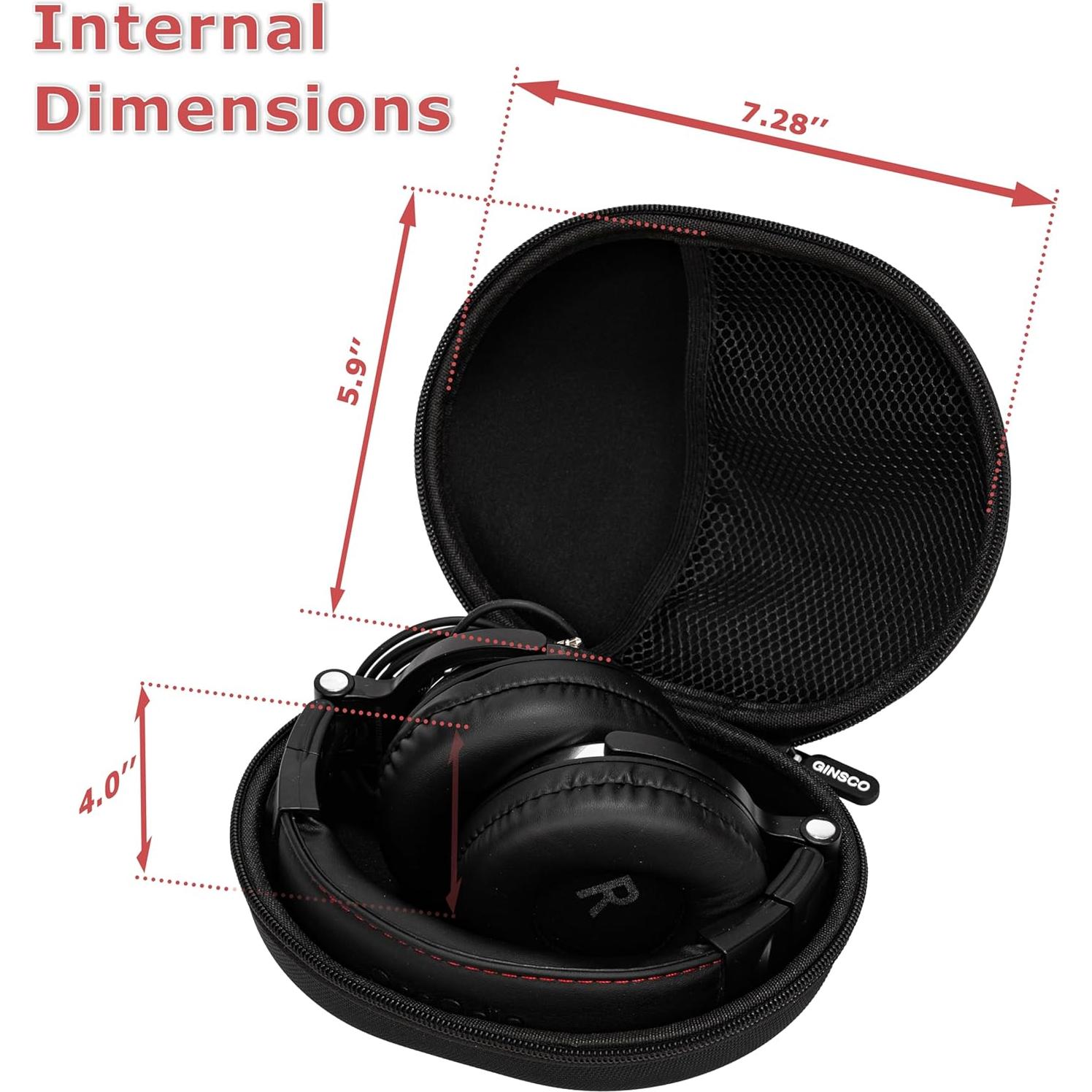 Funda dura para auriculares Ginsco Pro 10/A70/A71 y más