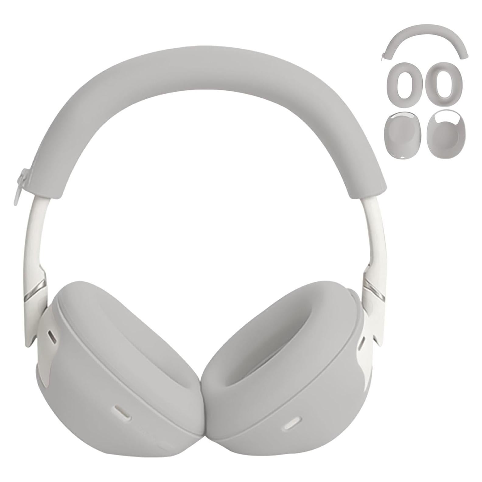 Funda de Silicona Adhiper para Auriculares Sony WH-1000XM6 - Plata