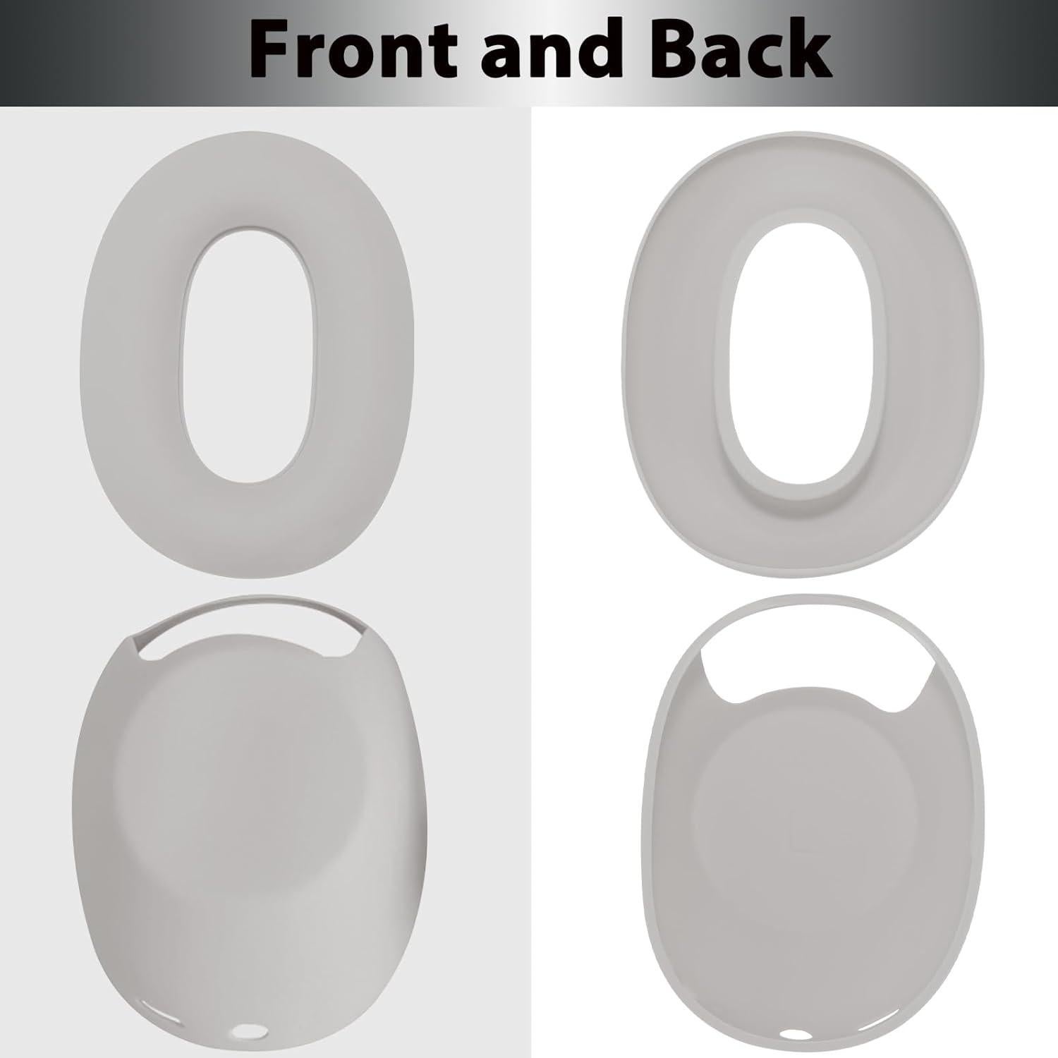 Funda de Silicona Adhiper para Auriculares Sony WH-1000XM6 - Plata