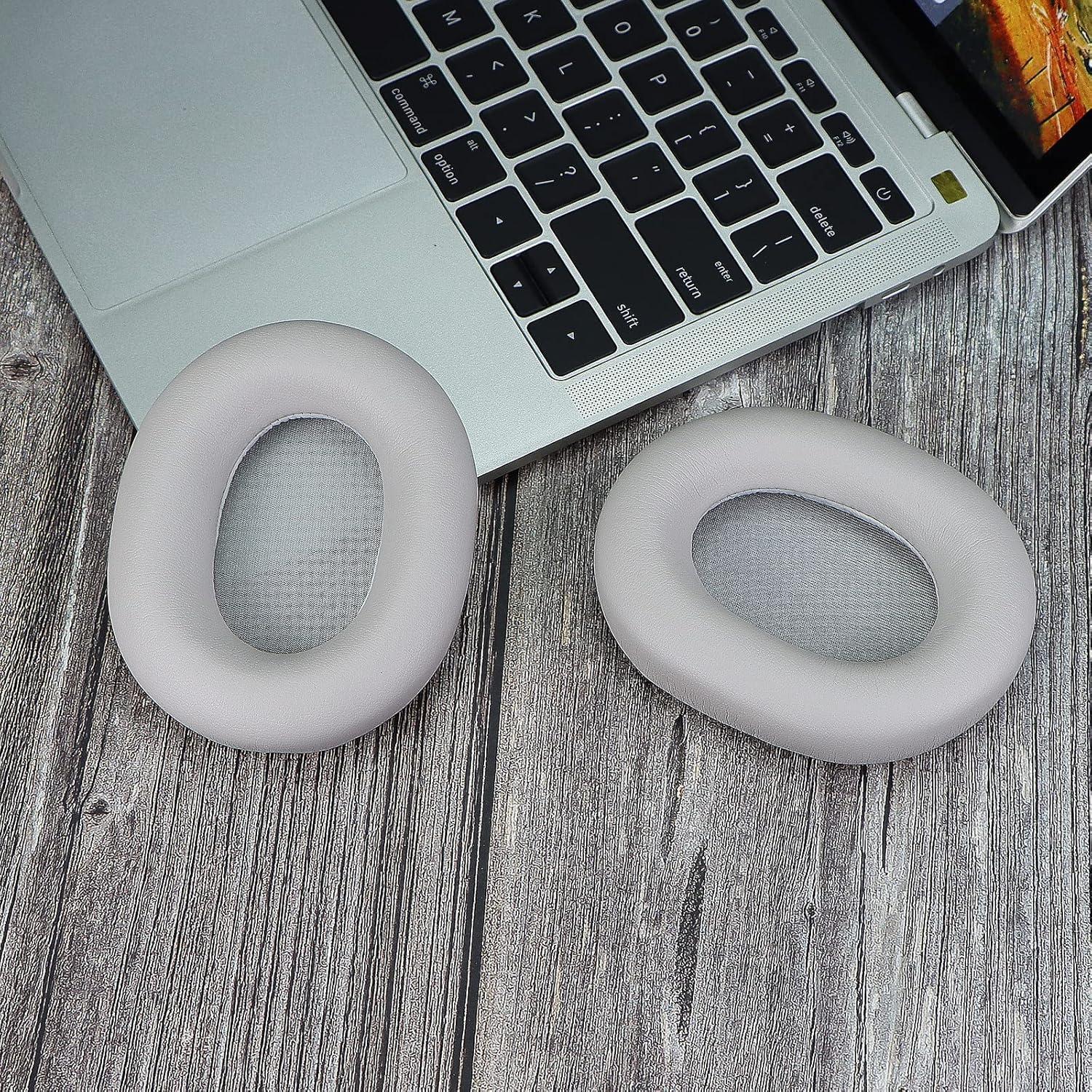 Almohadillas de Repuesto MOLGRIA para Auriculares Sony WH-1000XM5 Plata