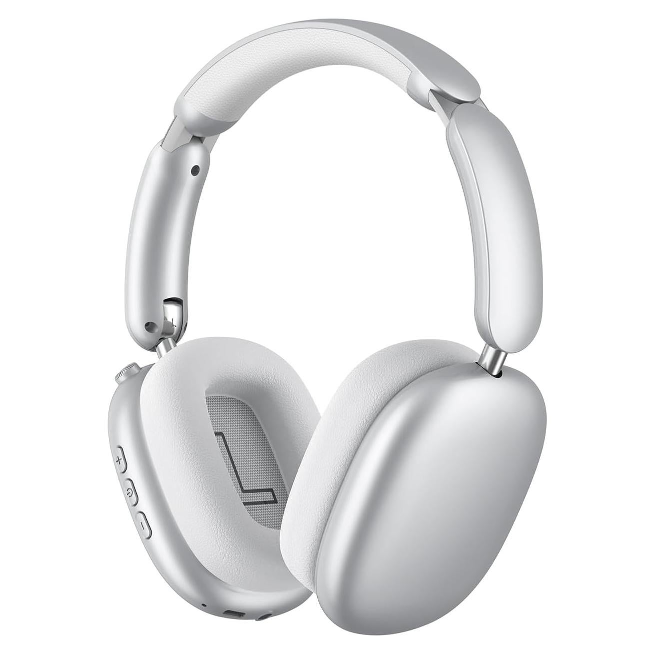 Auriculares Inalámbricos Y02 Wentronic con ANC, 60H Batería, Plata