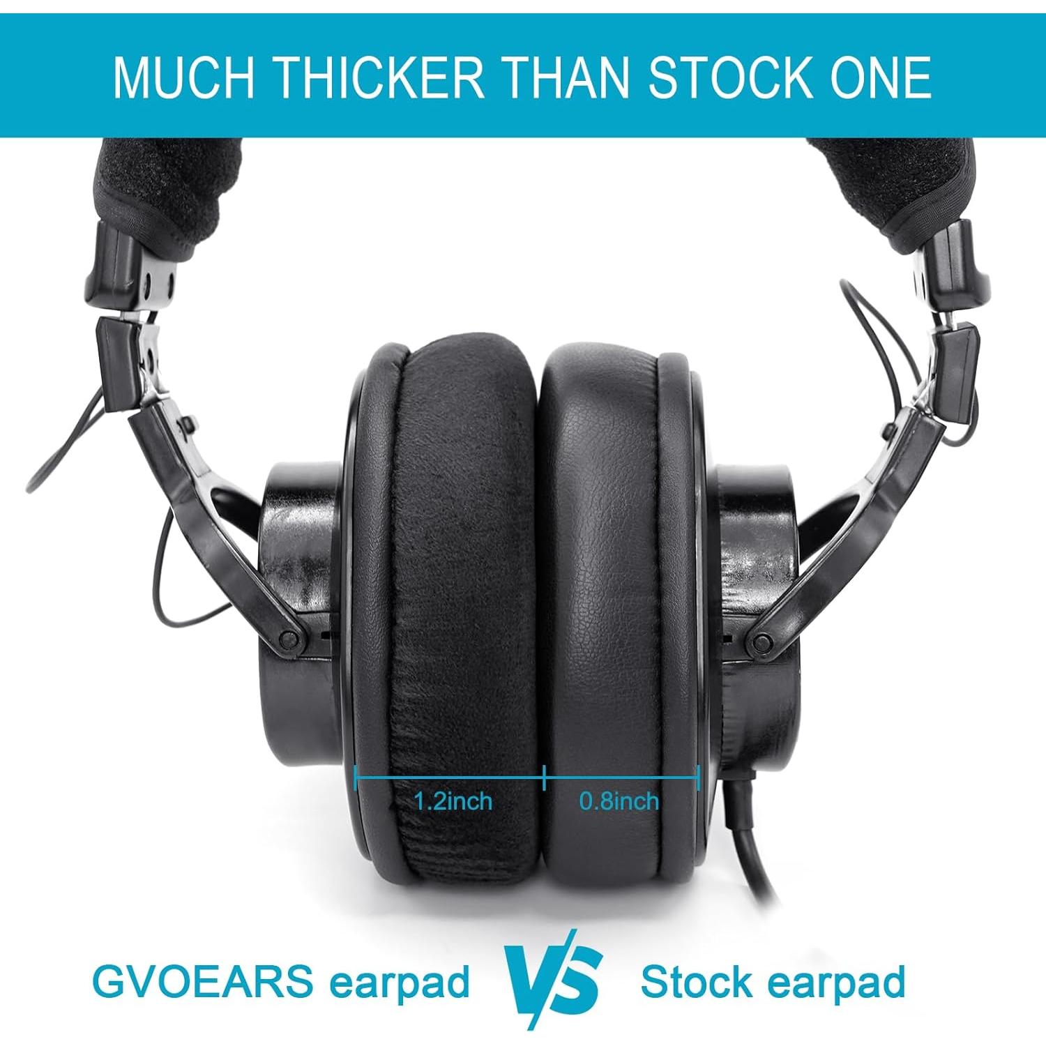 Almohadillas de Reemplazo Gvoears para Auriculares Sony MDR 7506