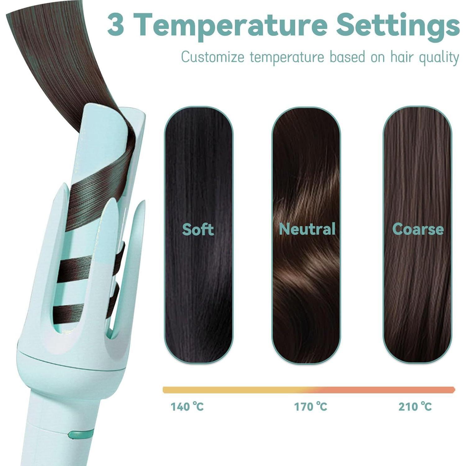 Rizador Automático Wrewing HJJF02 3 Temperaturas Verde