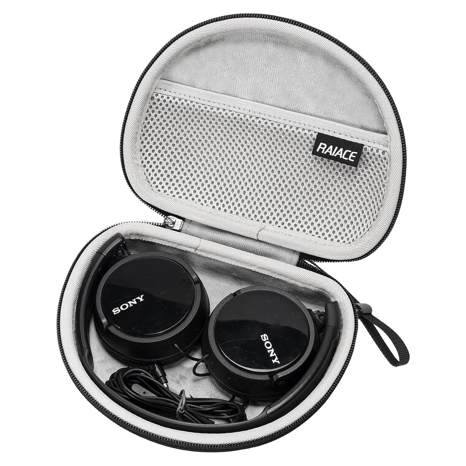 Funda Dura RAIACE para Auriculares Sony MDRZX110NC/AP - Negro