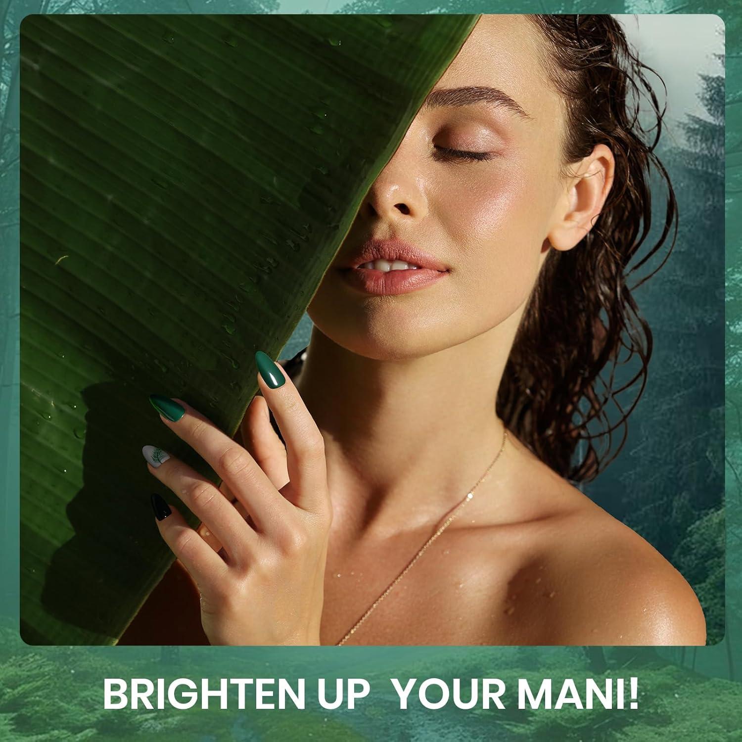 Set de Esmalte de Uñas en Gel Beetles 6 Colores Bosque Brumoso