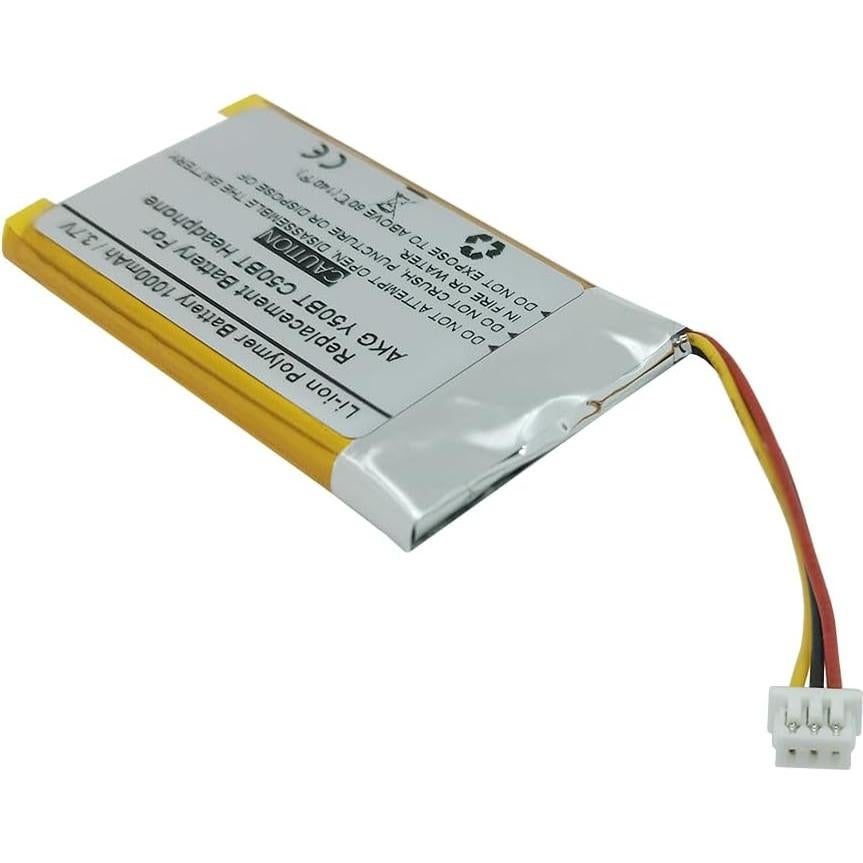 Batería de Reemplazo 1000mAh 3.7V para Auriculares AKG Y50BT C50BT