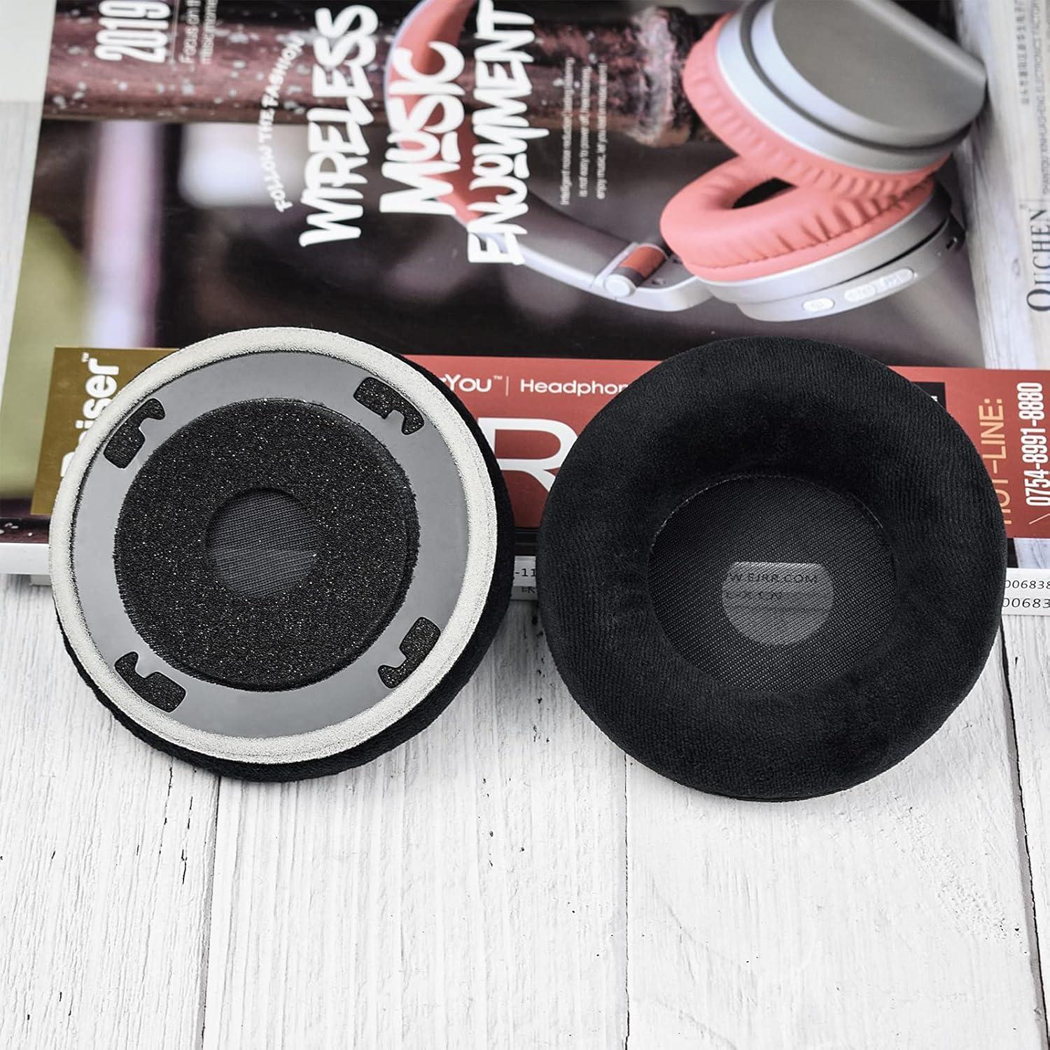 Almohadillas de Reemplazo MOLGRIA para Auriculares AKG K701 K702 - Terciopelo Negro