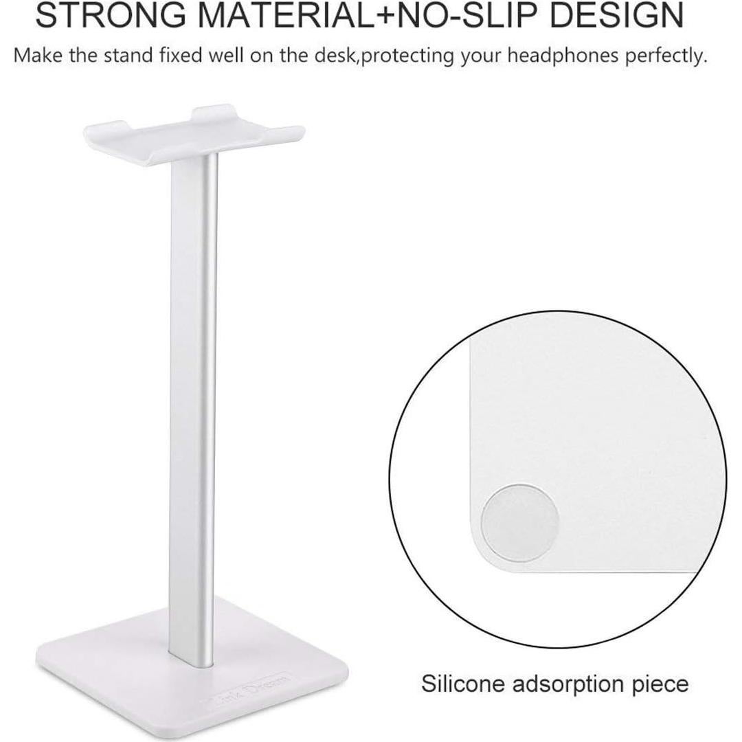 Soporte para Auriculares Link Dream Blanco con Base Antideslizante