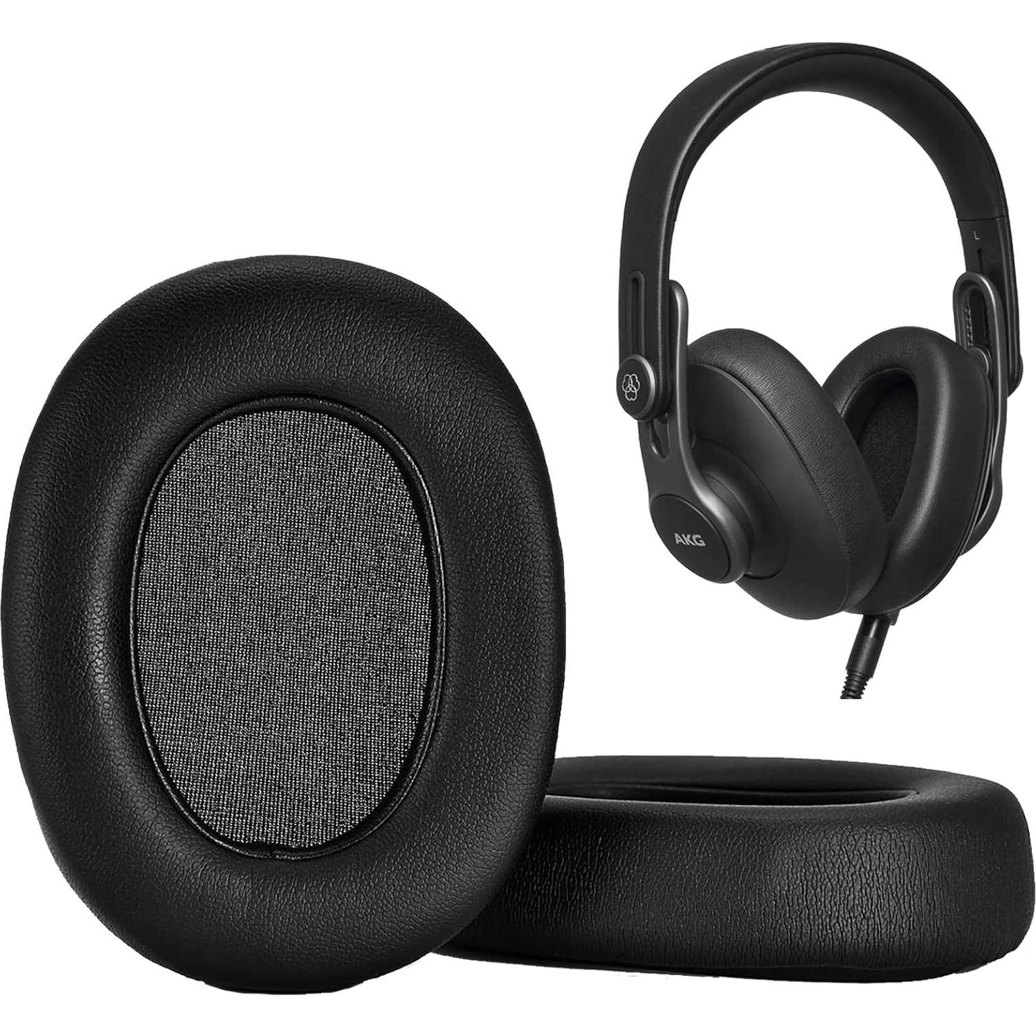Almohadillas de Reemplazo K371 para Auriculares AKG - Negro