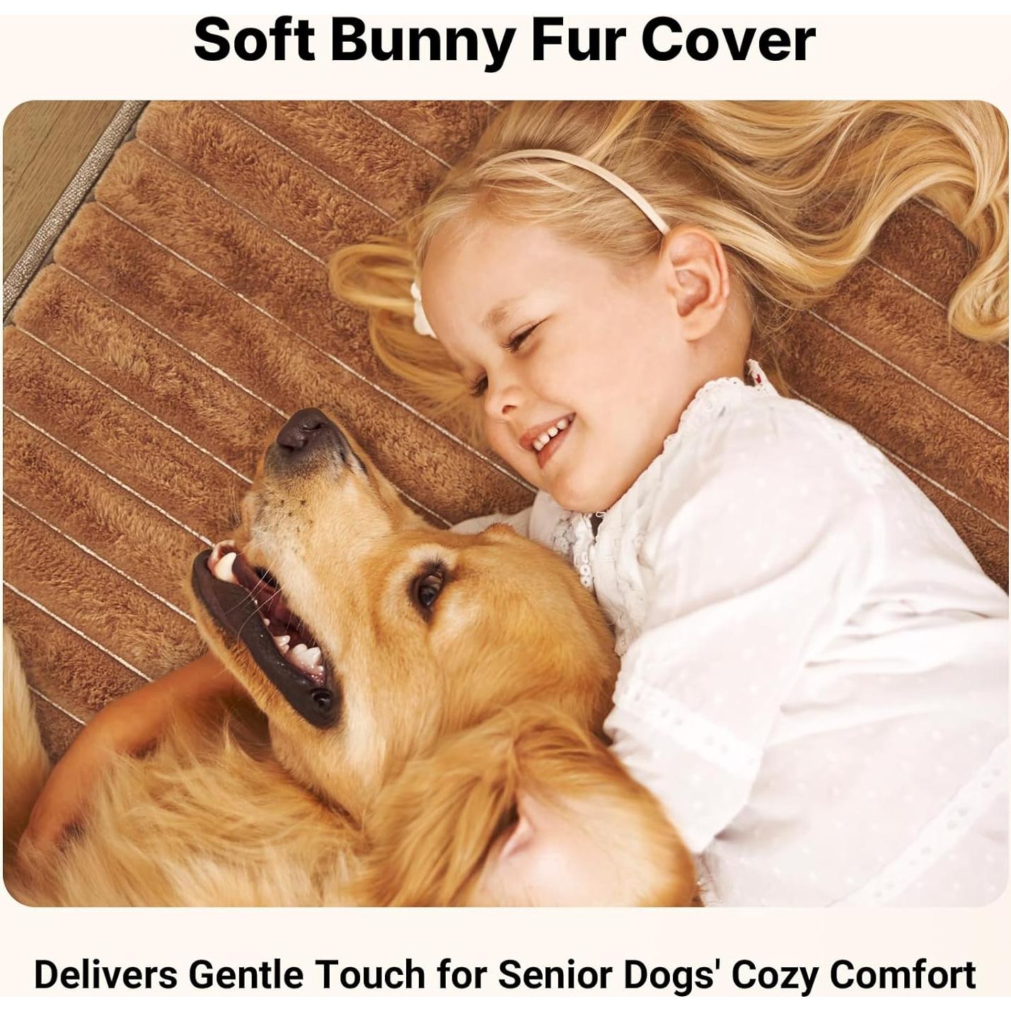 Cama Ortopédica para Perros Veehoo 122x76cm Espuma Viscoelástica