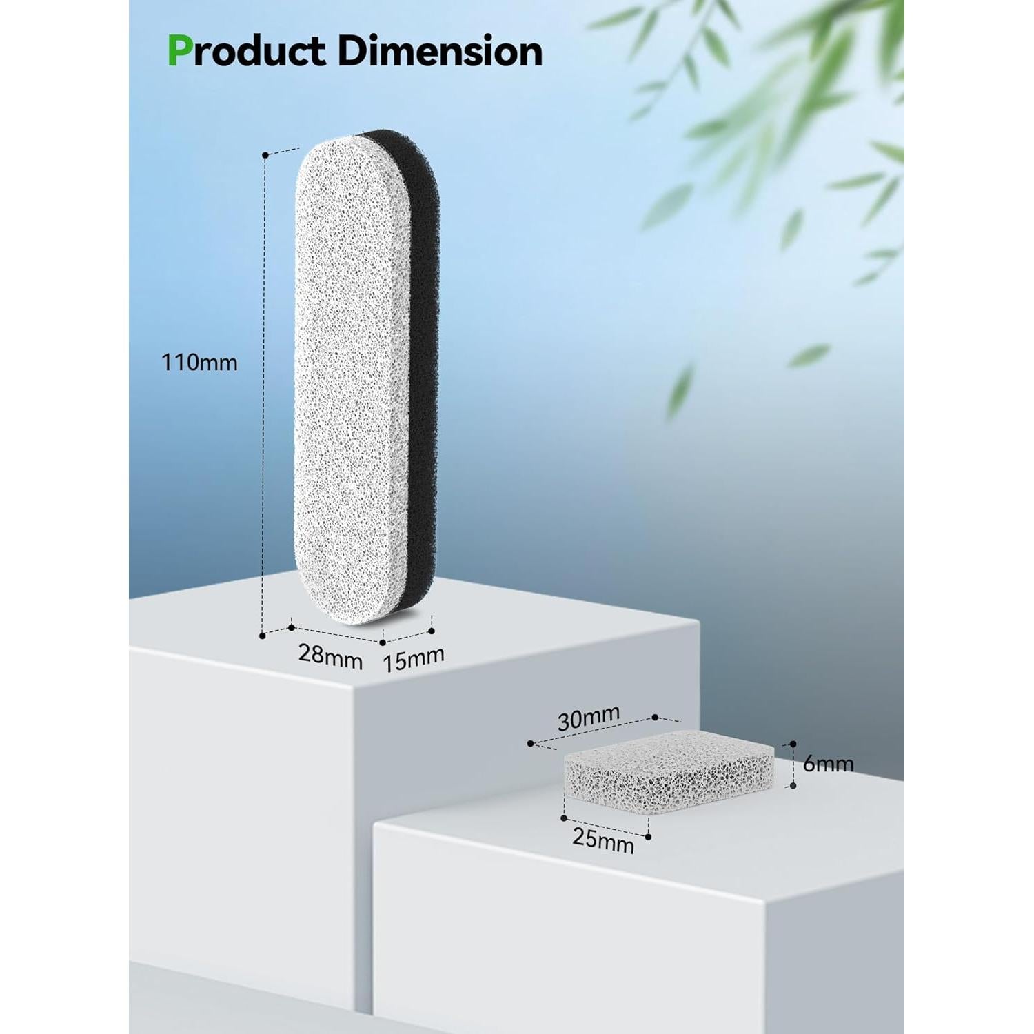 Filtros y Esponjas para Fuente de Agua Gatos DCIOGAT 8 Pzs
