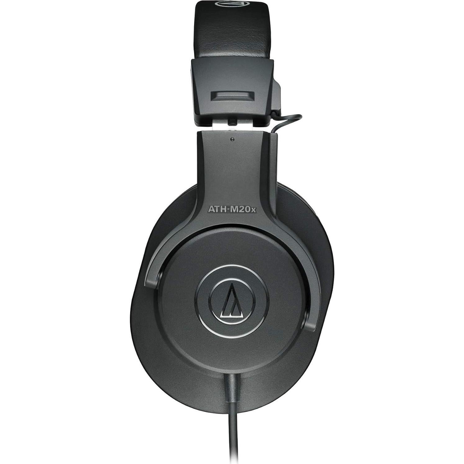 Auriculares de Monitoreo Audio-Technica ATH-M20x + Paravientos