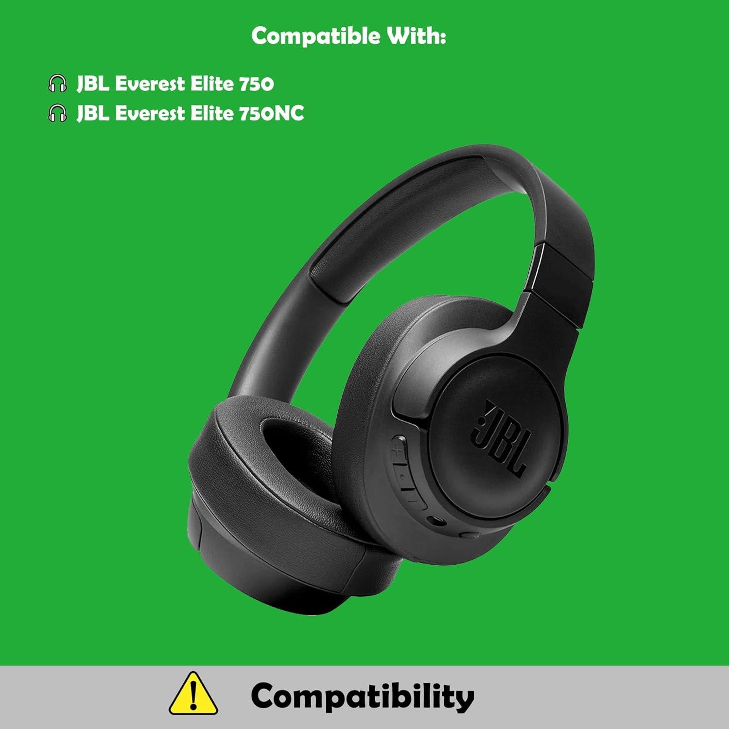 Almohadillas de Repuesto JBL Everest Elite 750/750NC - Cuero y Espuma