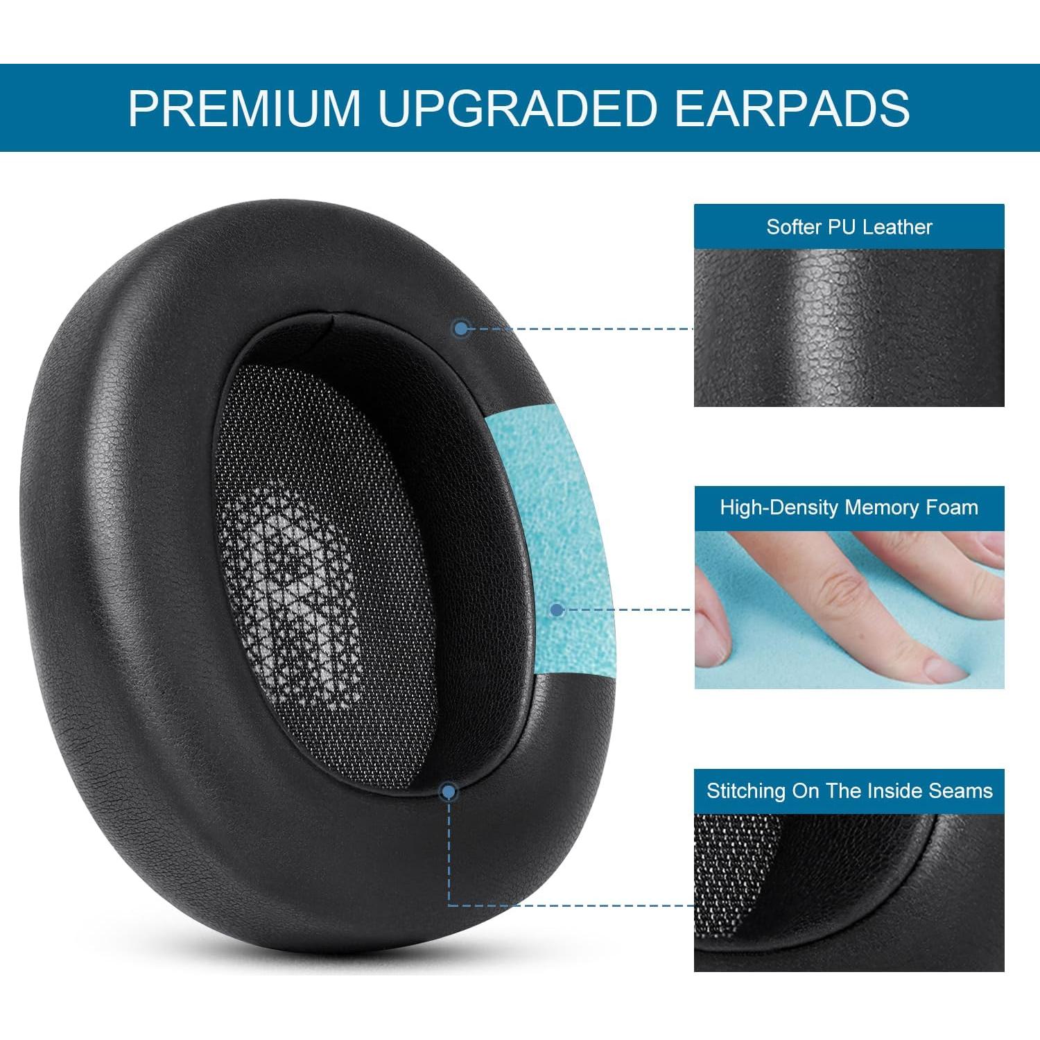 Almohadillas de Reemplazo GEVO para JBL Everest Elite 750NC - Negro