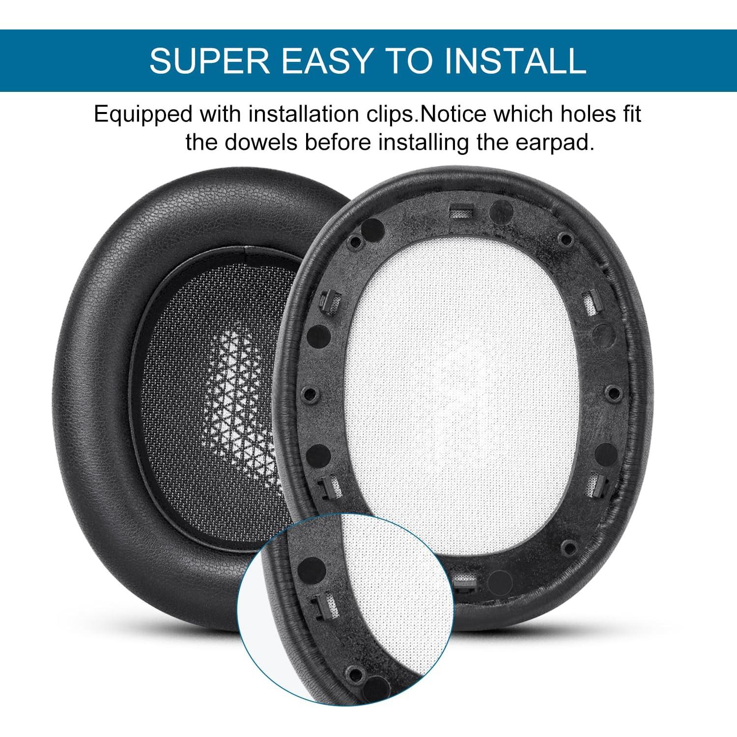 Almohadillas de Reemplazo GEVO para JBL Everest Elite 750NC - Negro