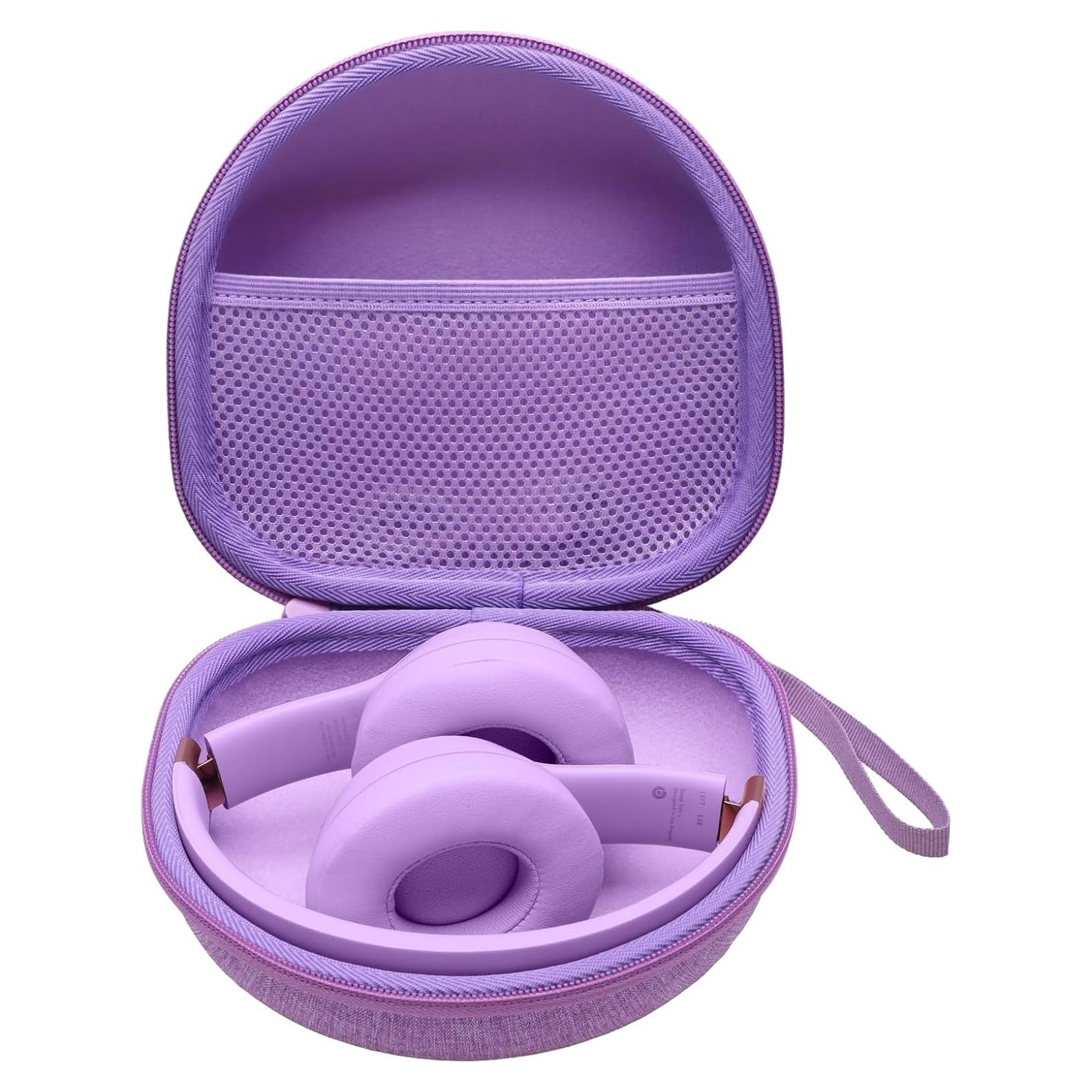 Funda Plegable para Auriculares DR·AMIU Morada - Universal y Viaje
