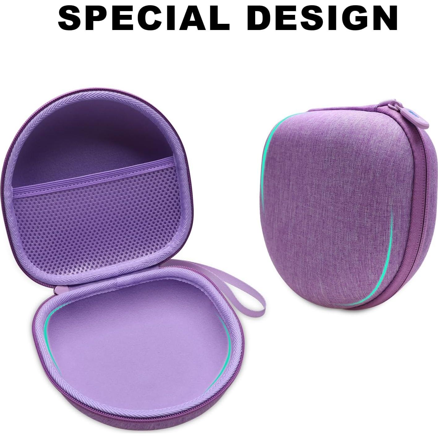 Funda Plegable para Auriculares DR·AMIU Morada - Universal y Viaje