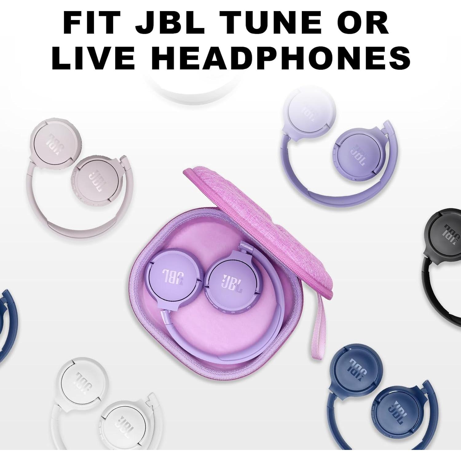 Funda Dura Morada para Auriculares JBL Tune 510BT/520BT/660NC