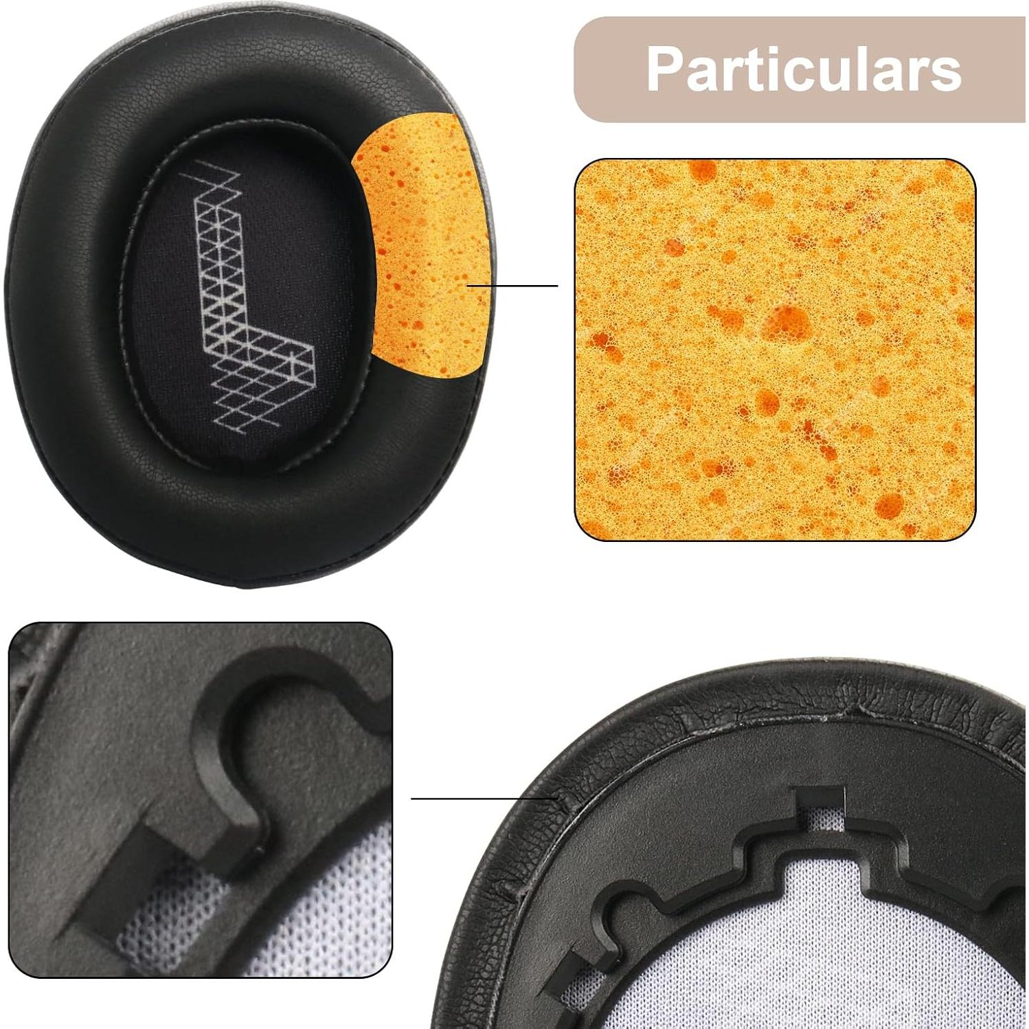 Almohadillas de Reemplazo JBL Live 500BT - Espuma de Memoria