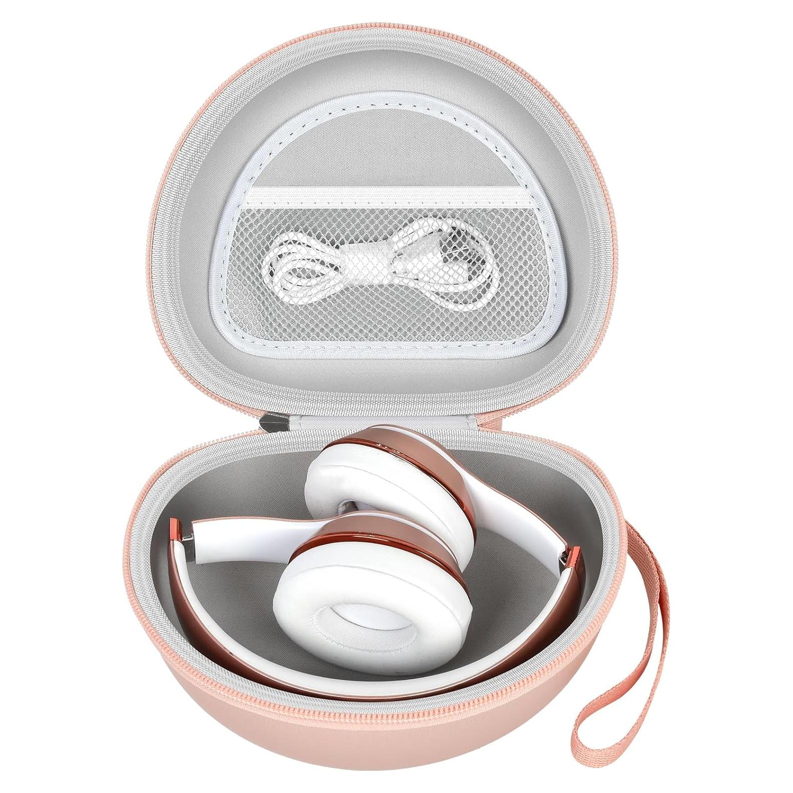 Funda para Auriculares Inalámbricos COMECASE Oro Rosa - Protección Completa