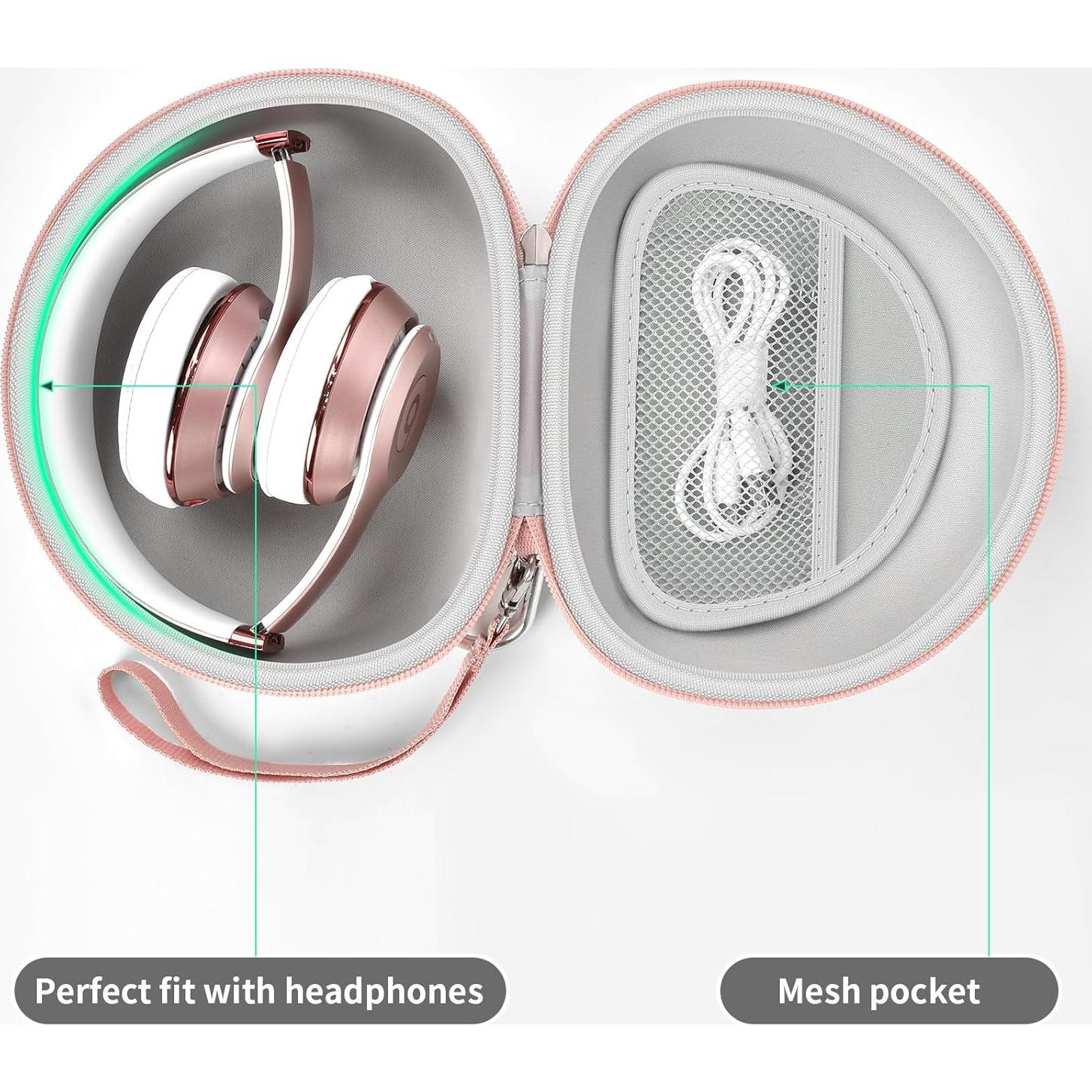 Funda para Auriculares Inalámbricos COMECASE Oro Rosa - Protección Completa