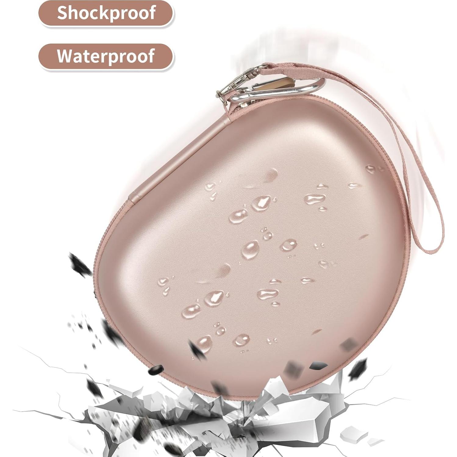 Funda para Auriculares Inalámbricos COMECASE Oro Rosa - Protección Completa