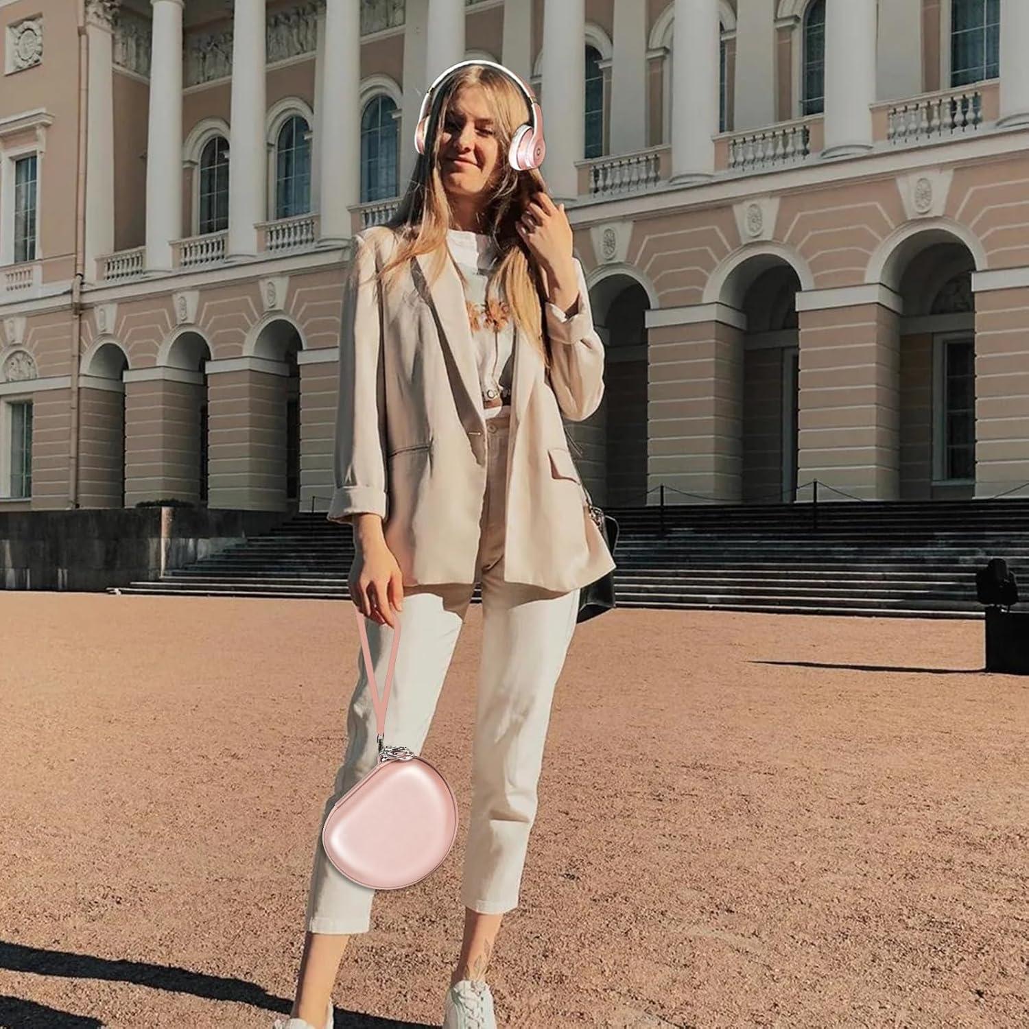 Funda para Auriculares Inalámbricos COMECASE Oro Rosa - Protección Completa