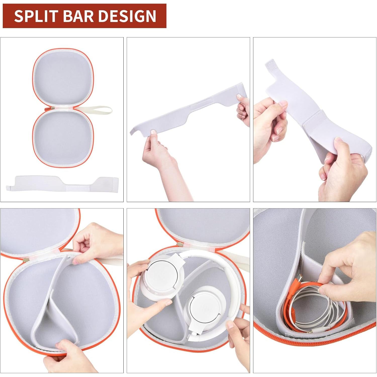 Funda Dura para Auriculares Bluetooth JBL - Blanca