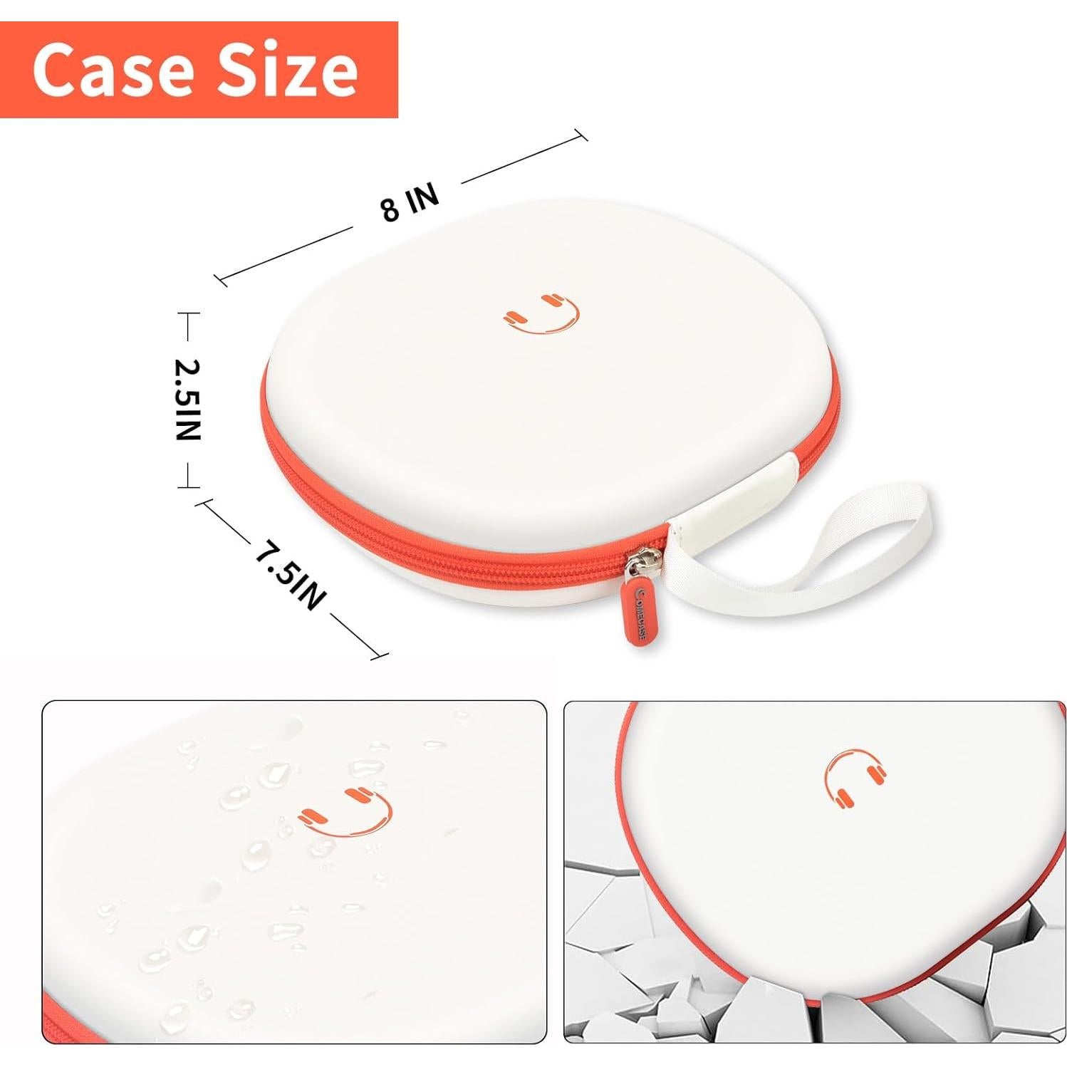 Funda Dura para Auriculares Bluetooth JBL - Blanca