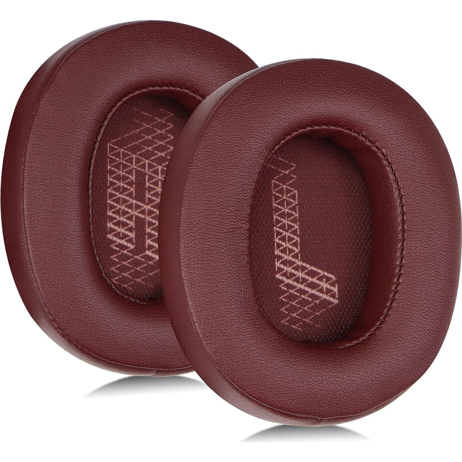 Cojines de Reemplazo MOLGRIA para Auriculares JBL Live 500BT Rojo