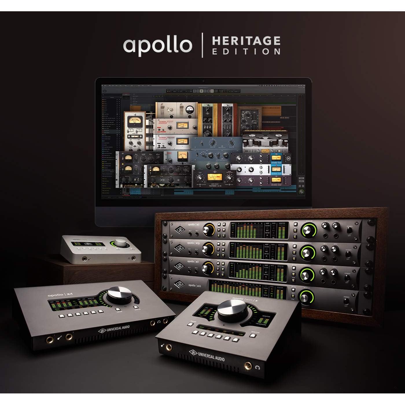 Interfaz de Audio Universal Audio Apollo Solo Heritage + Auriculares ATH-M50xBT2