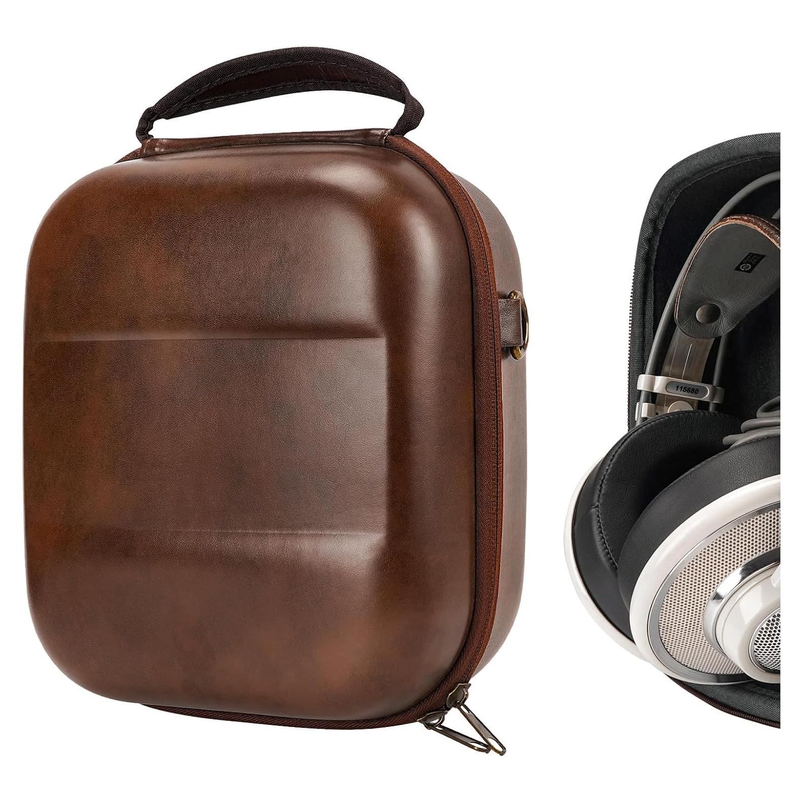 Funda Dura para Auriculares Geekria K701 K702 K72 Marrón