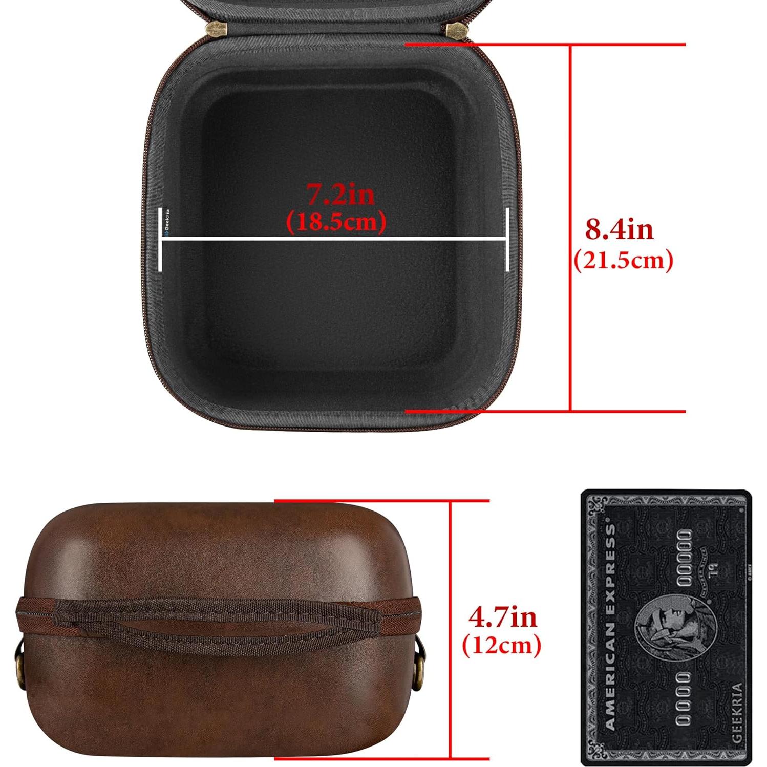 Funda Dura para Auriculares Geekria K701 K702 K72 Marrón