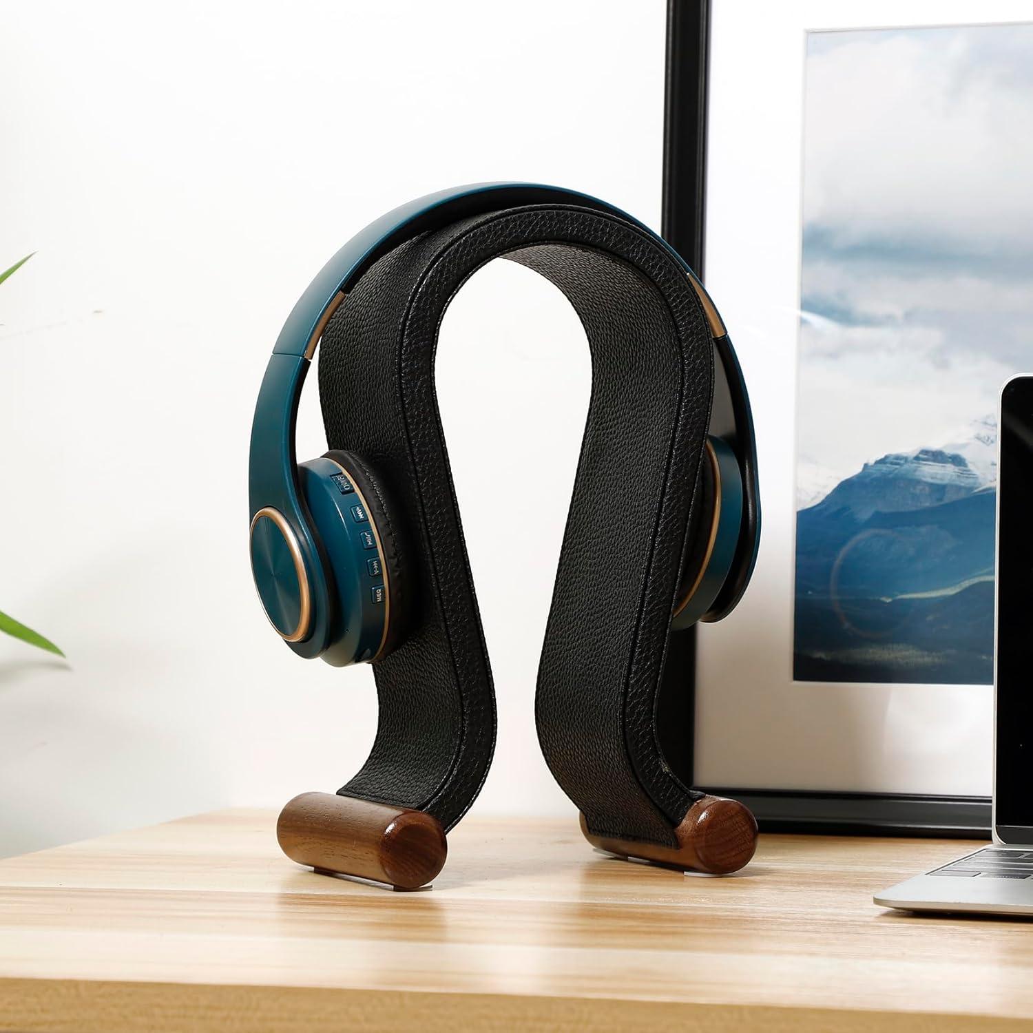 Soporte para Auriculares de Madera ONEGenug - Estable y Elegante