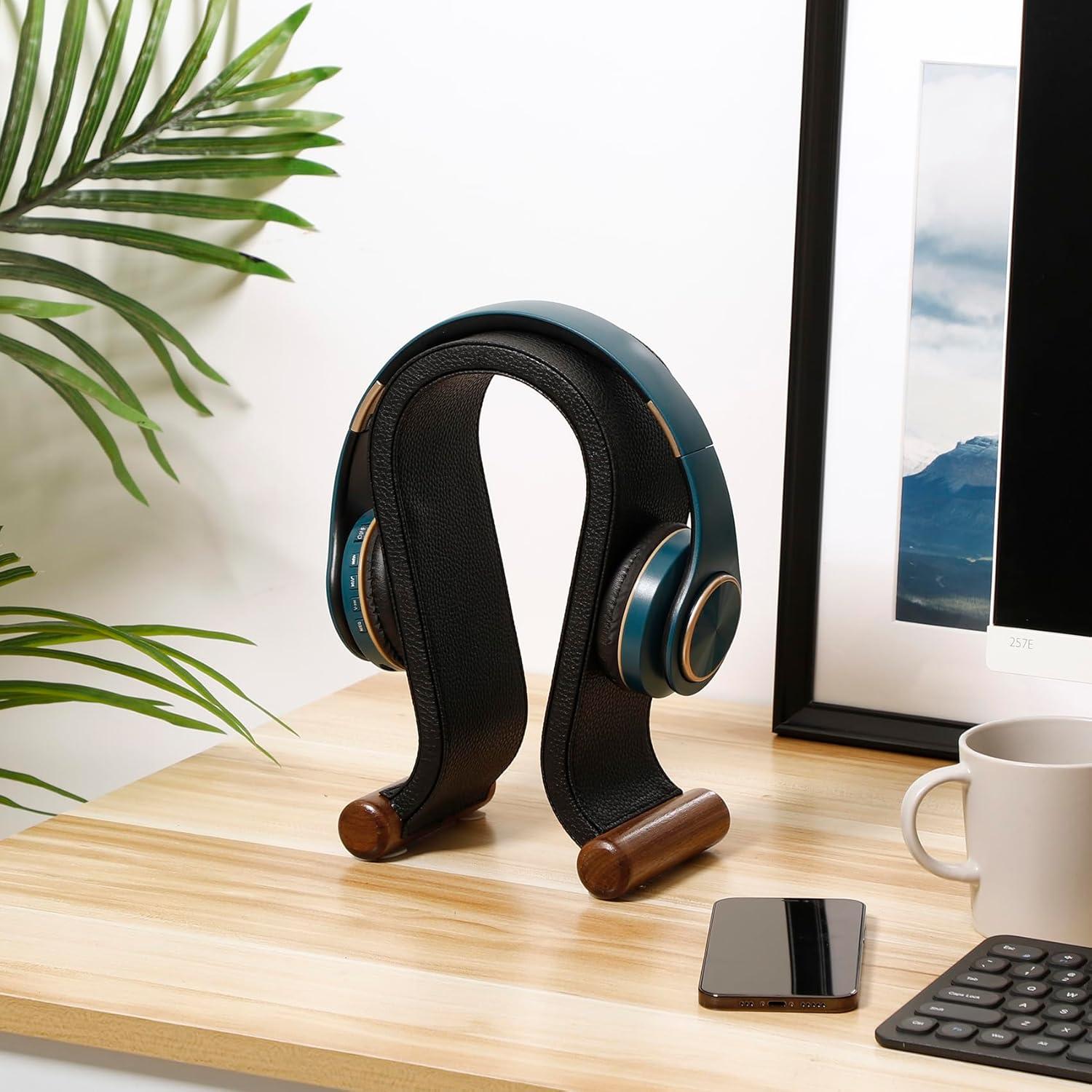 Soporte para Auriculares de Madera ONEGenug - Estable y Elegante