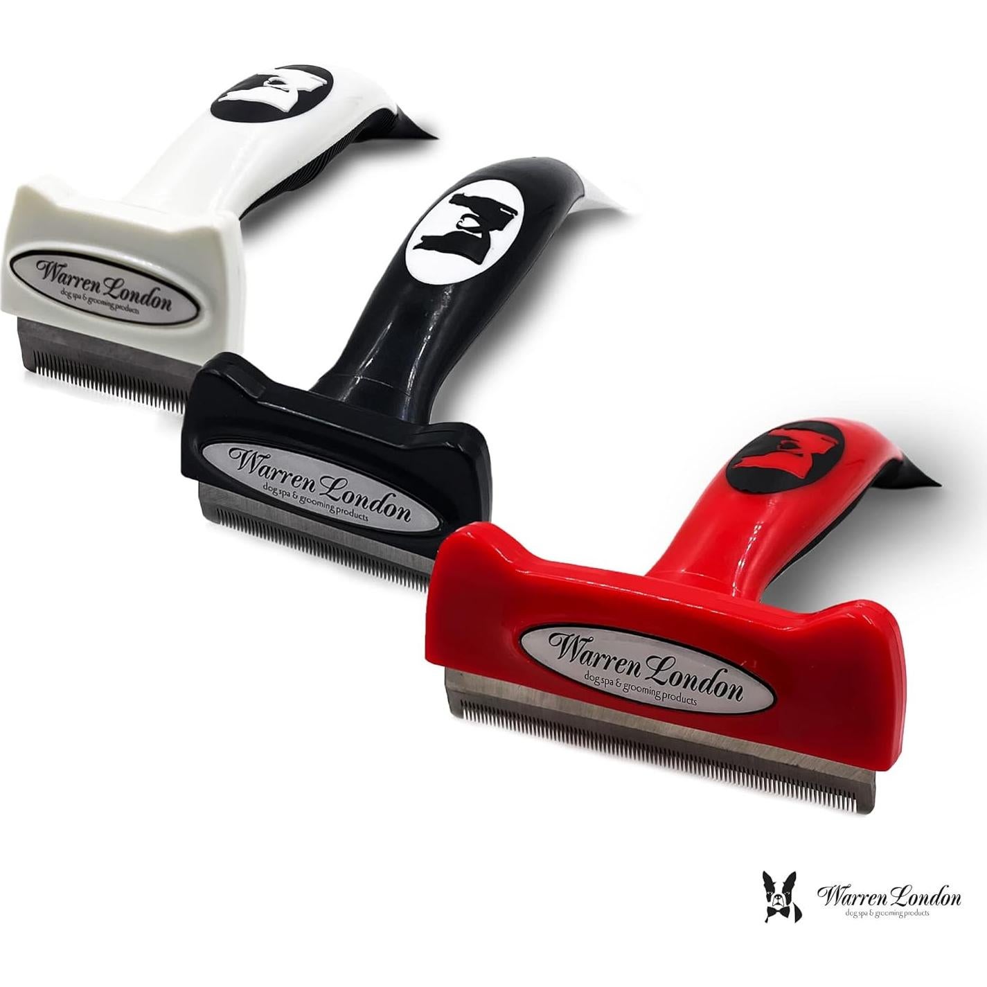 Cepillo Deshedding Warren London para Perros Grandes Pelo Largo 10.16 cm