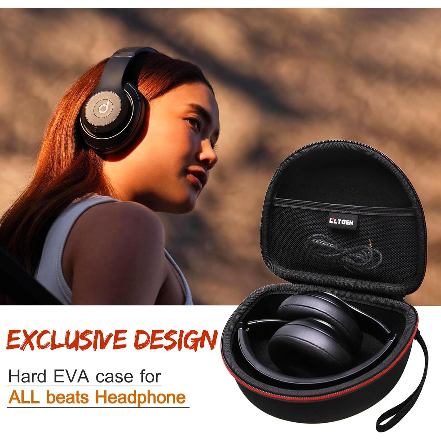 Funda para Auriculares Beats Studio Pro/Solo 3/TOZO - Gris Oscuro