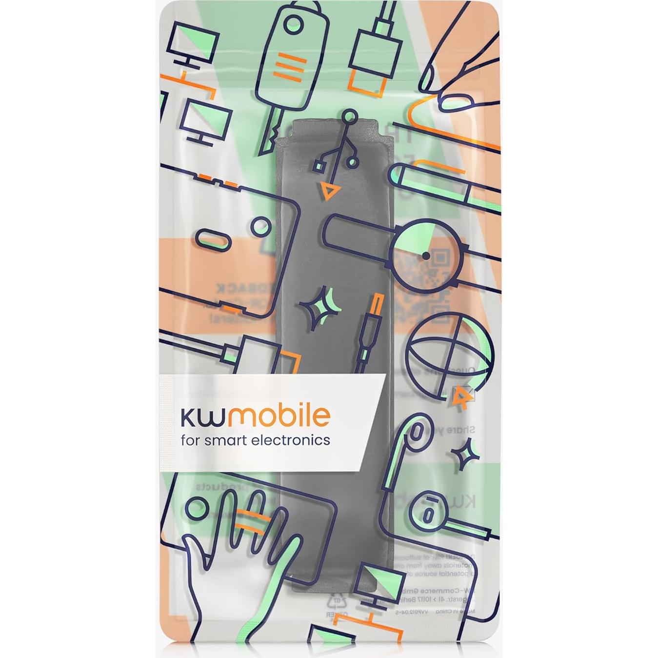 Almohadilla de Cabeza kwmobile para Sennheiser HD418-449 - Cuero Negro