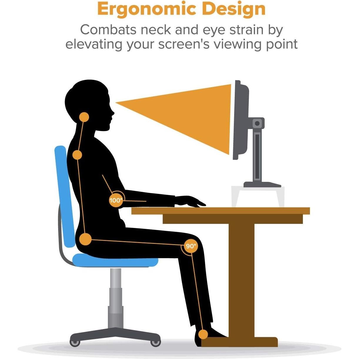 Soporte de Monitor Bostitch Madera con Carga Inalámbrica