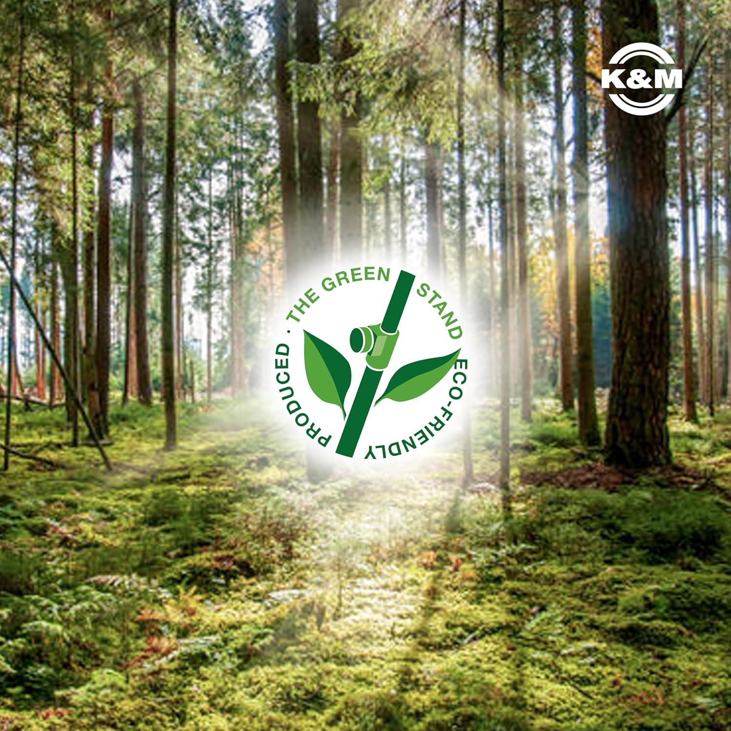 Soporte de Auriculares K&M 16311 Montaje en Pared Acero Blanco