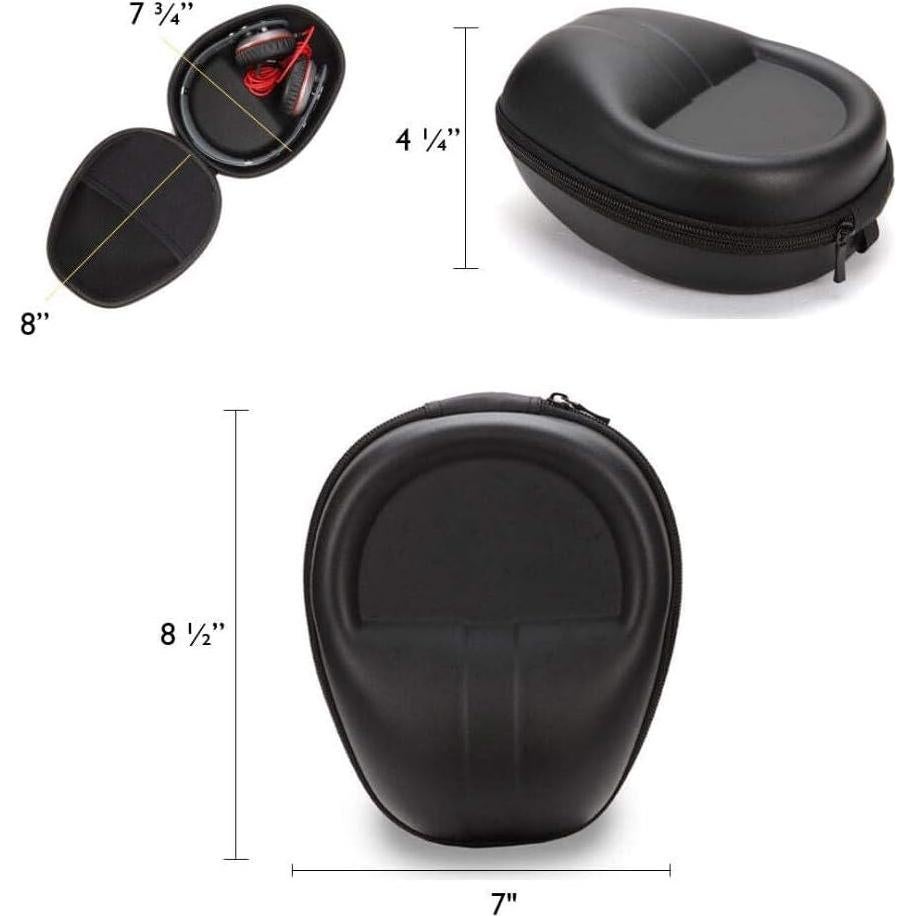 Funda Dura Homvare para Auriculares Circumaurales Negro