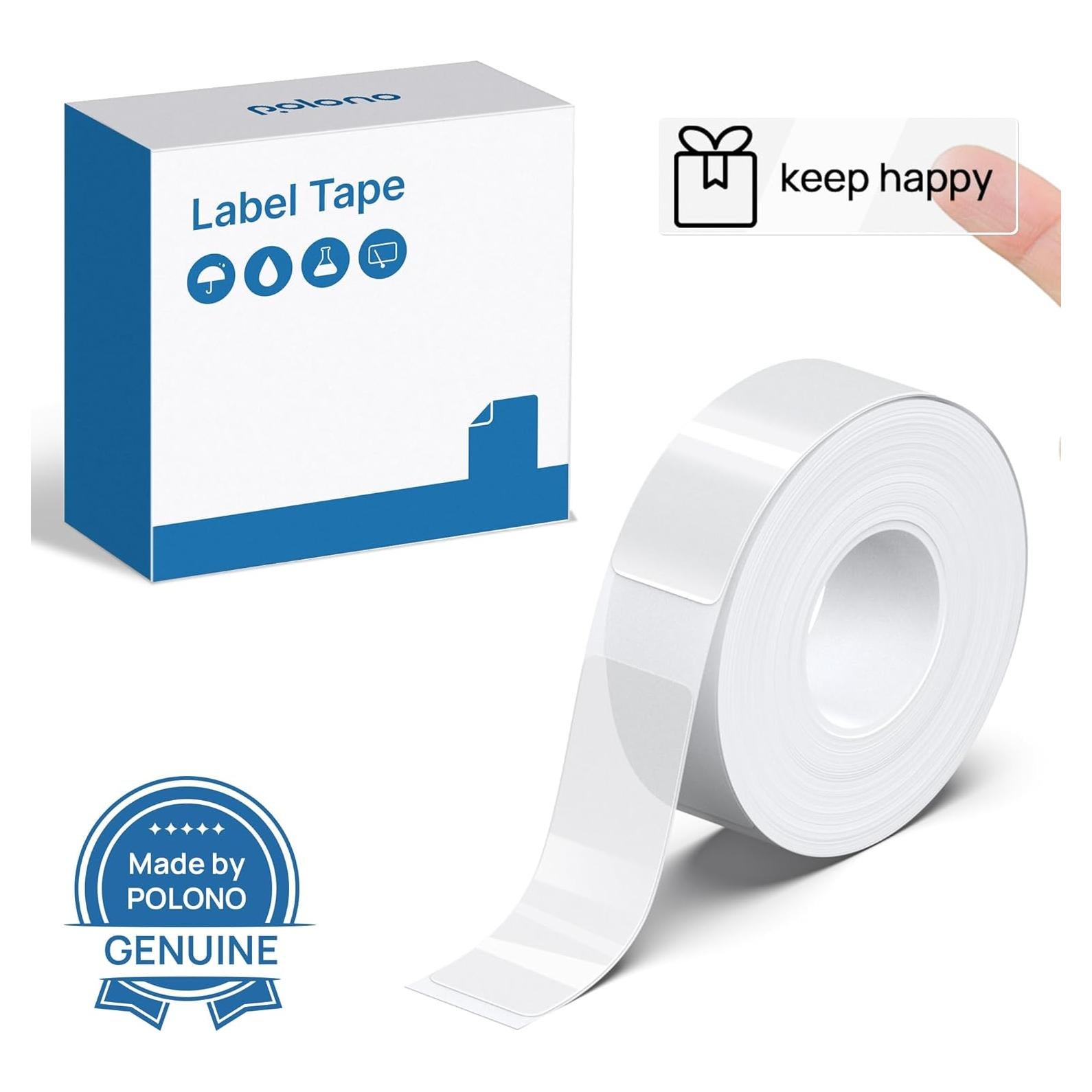 Cinta de Etiquetas POLONO P31S 15x40mm Transparente 180 Unidades