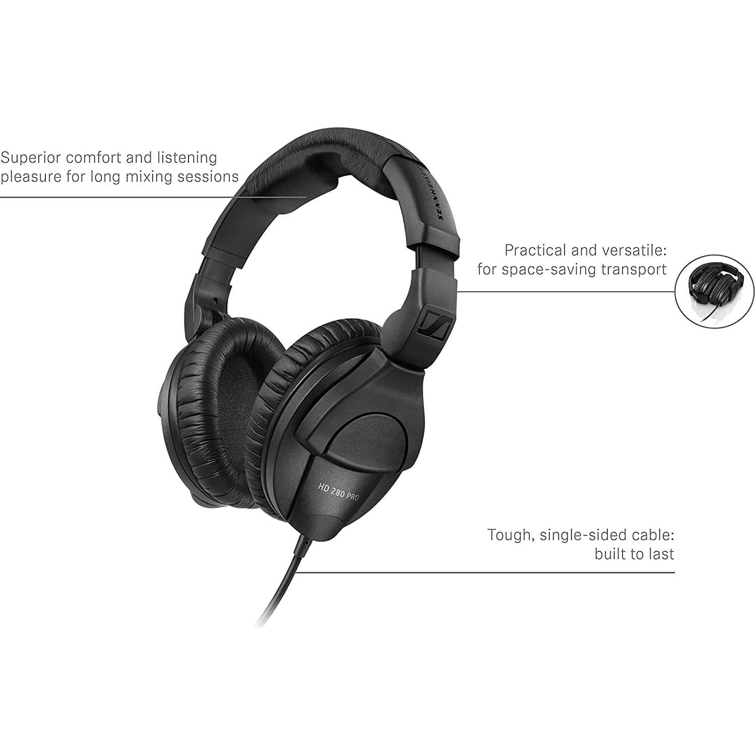 Auriculares Sennheiser HD 280 PRO con Aislamiento de Ruido