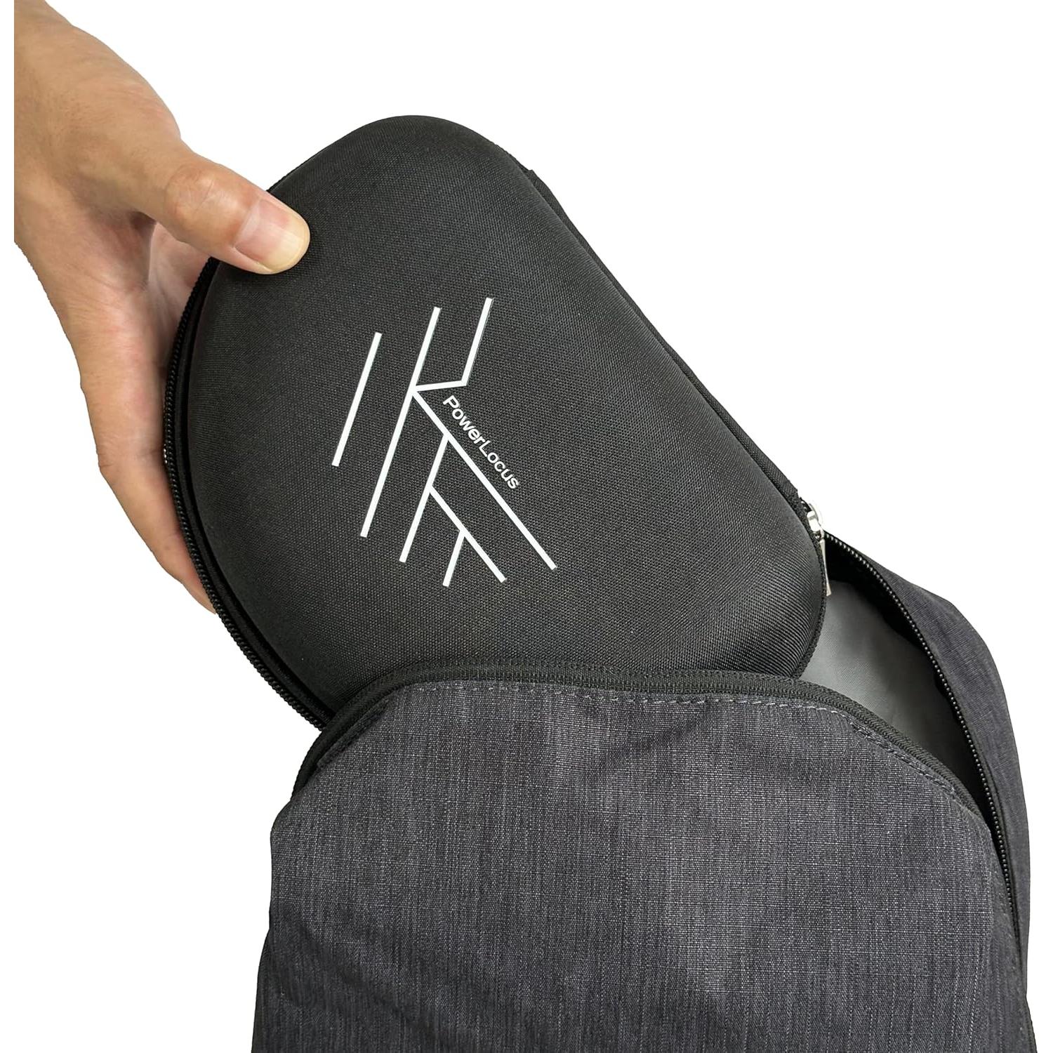 Funda PowerLocus para Auriculares Over-Ear - Negro