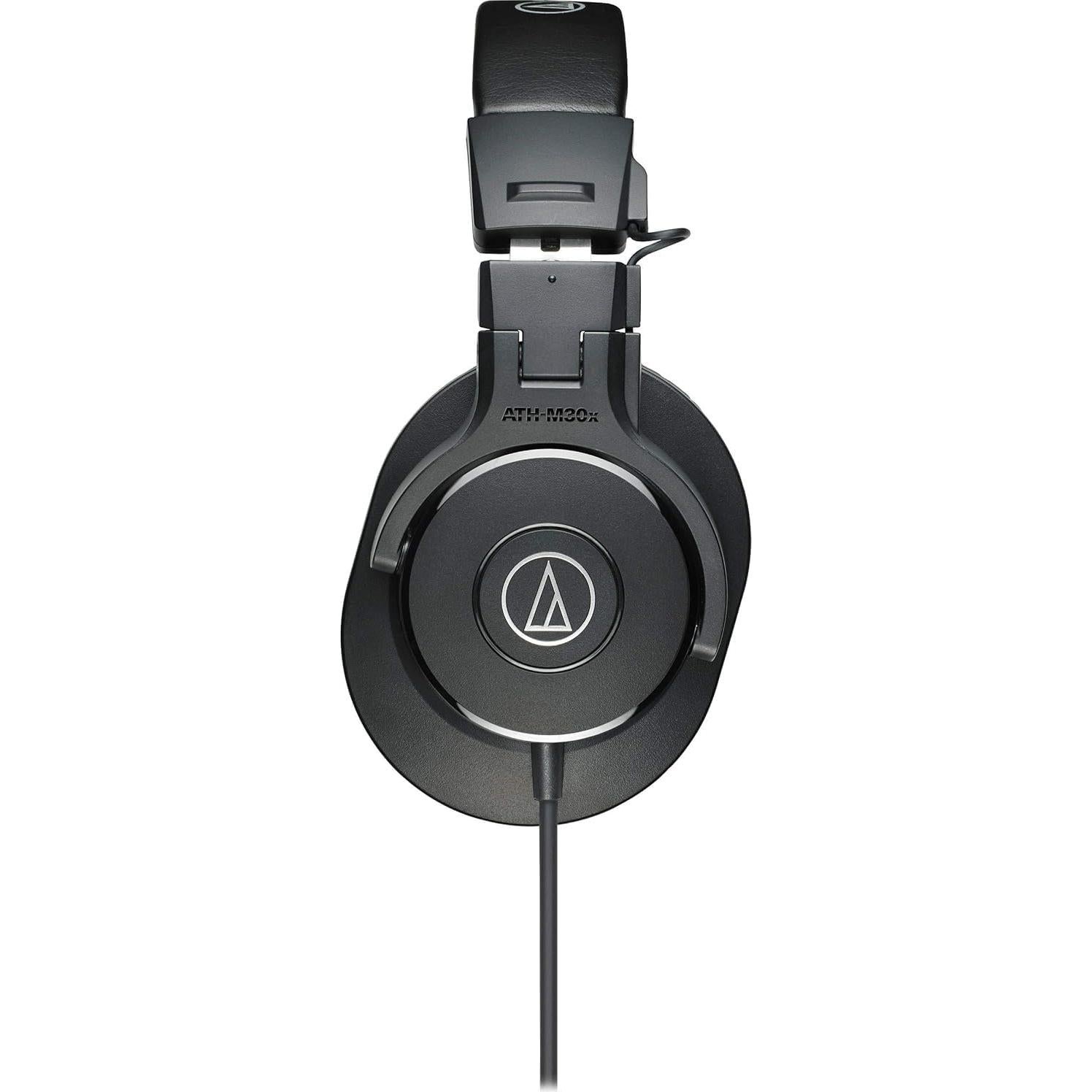 Auriculares de Estudio Audio-Technica ATH-M30x, Negro + Accesorios