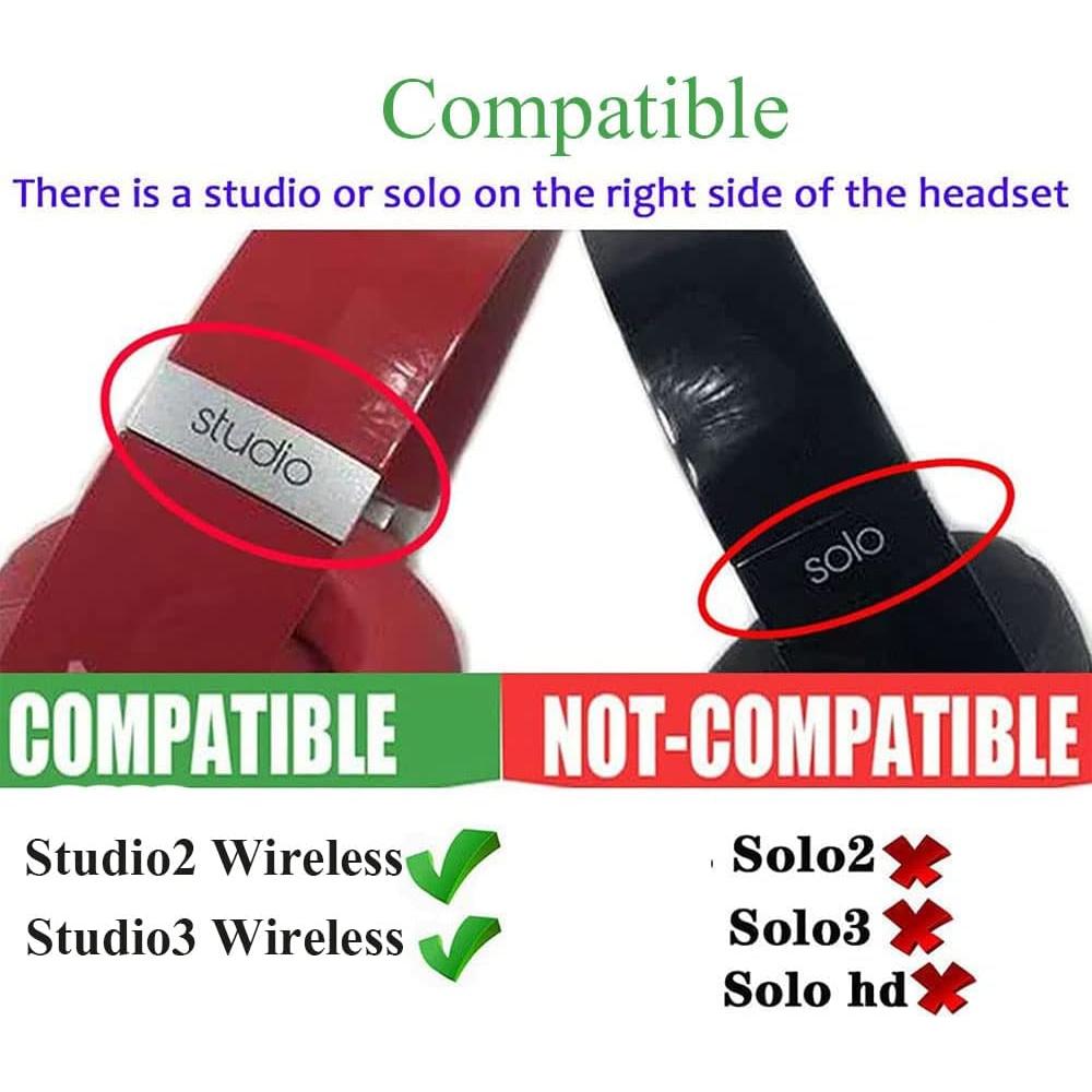 Almohadilla de diadema de repuesto Beats Studio 3 - Blanco