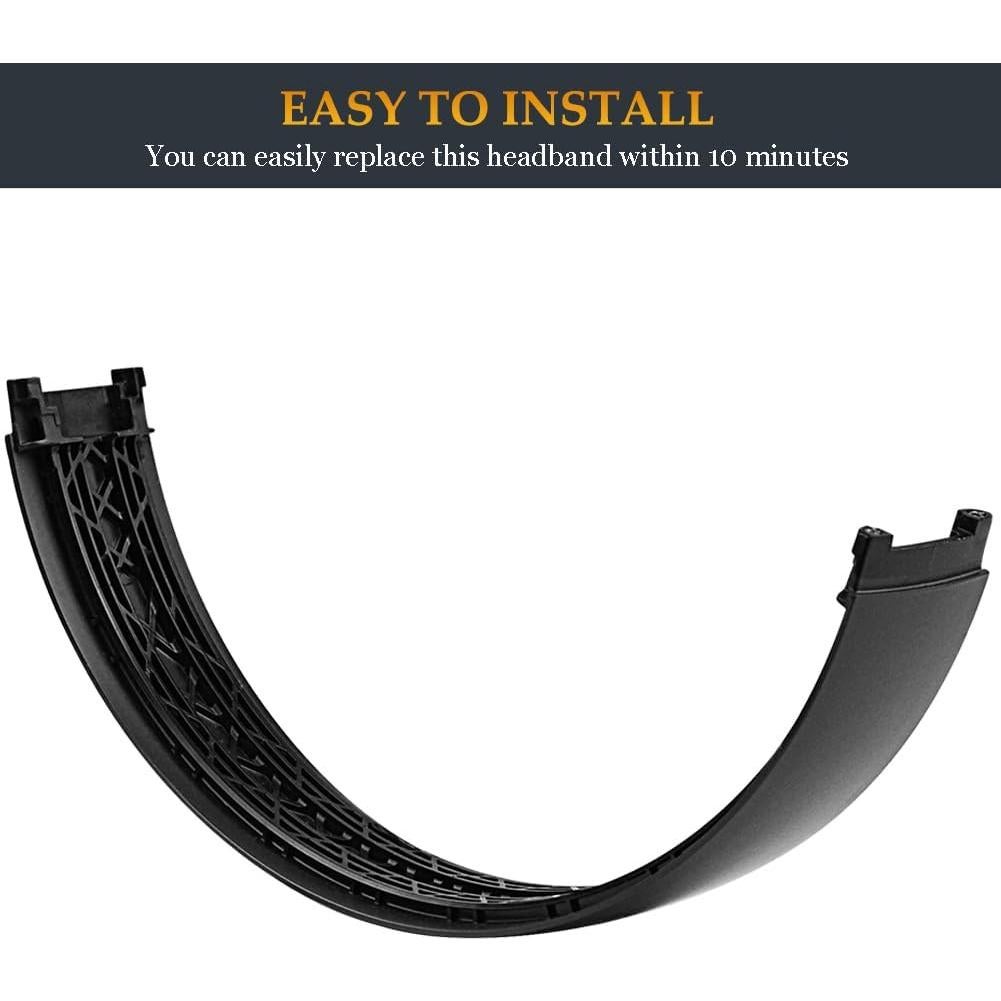 Banda de Cabeza Reemplazo Ncnvnra para Auriculares Beats Studio Pro/Studio 3 - Negro