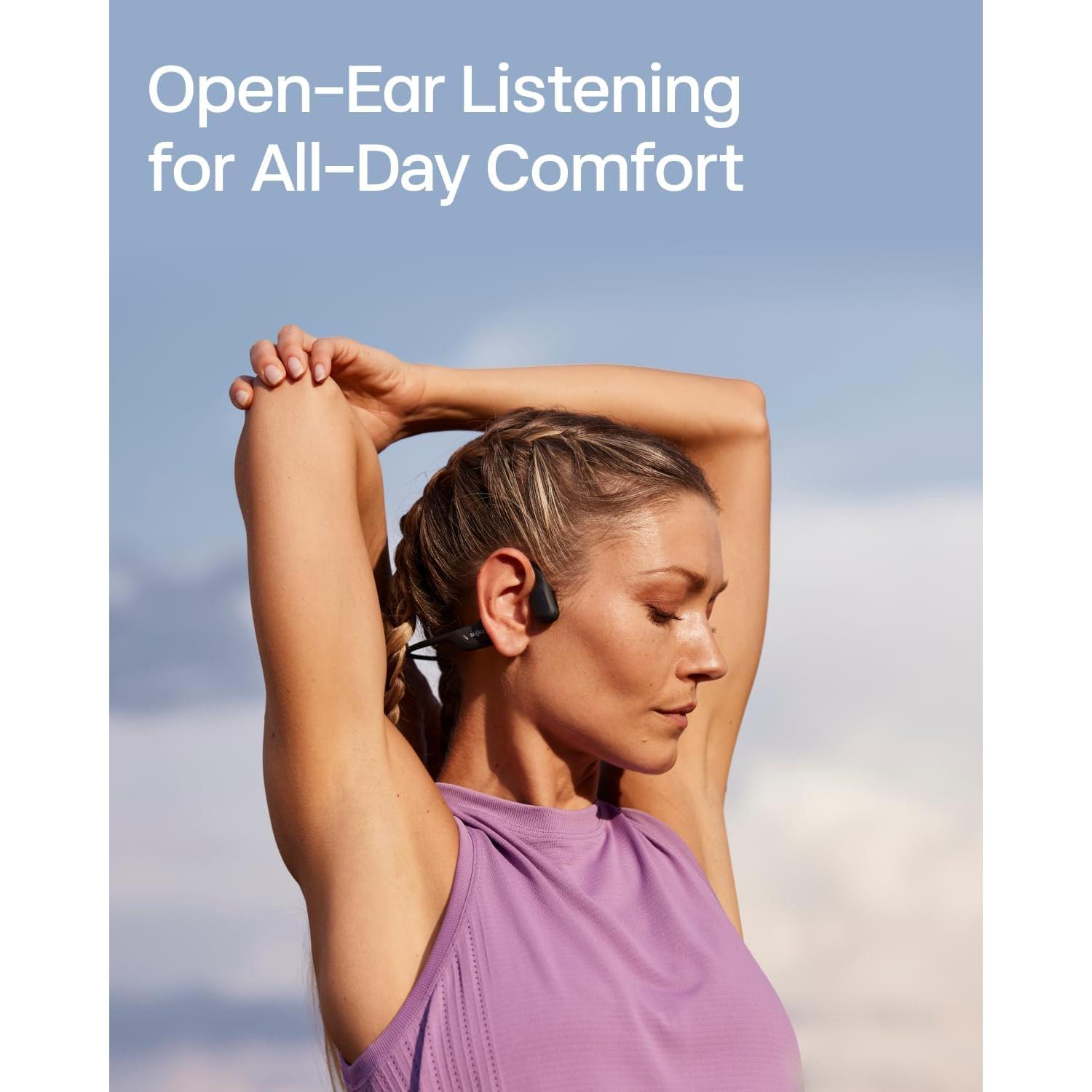 Auriculares Inalámbricos SHOKZ OpenRun Pro Mini - Conducción Ósea, Negro