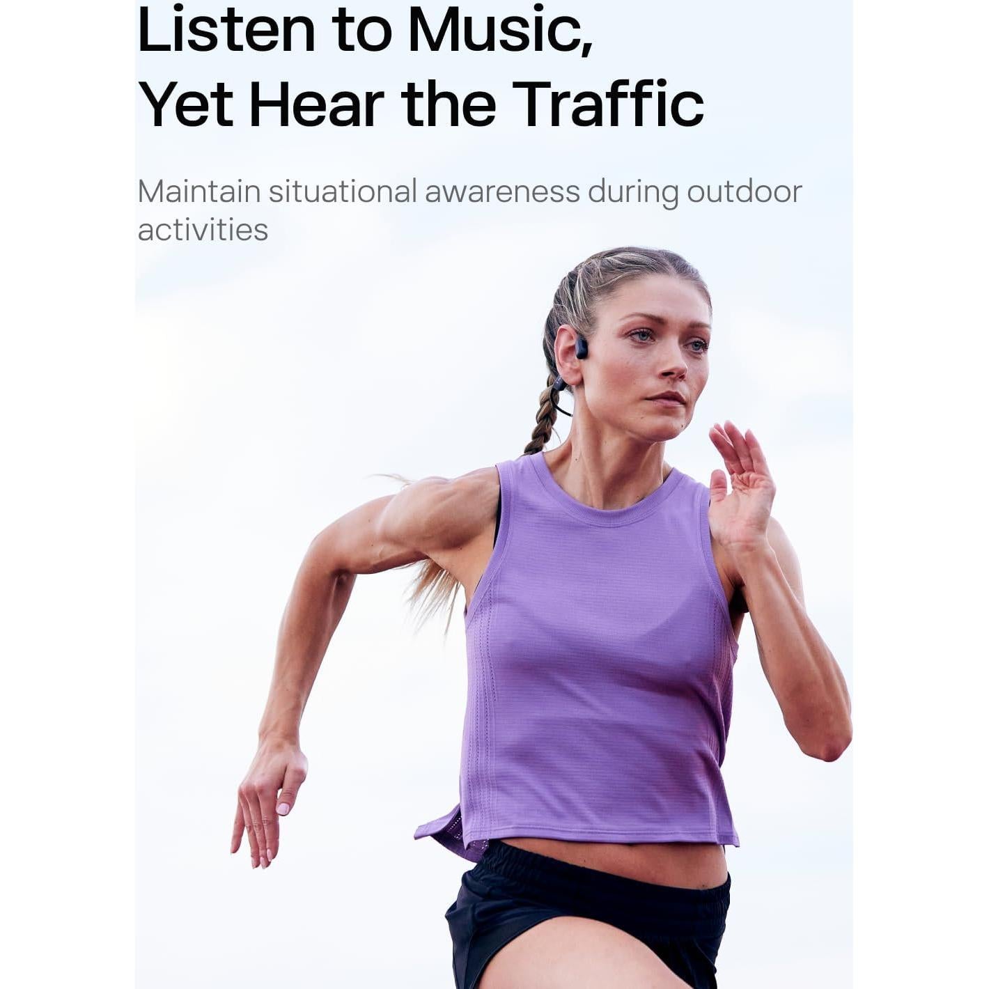 Auriculares Inalámbricos SHOKZ OpenRun Pro Mini - Conducción Ósea, Negro