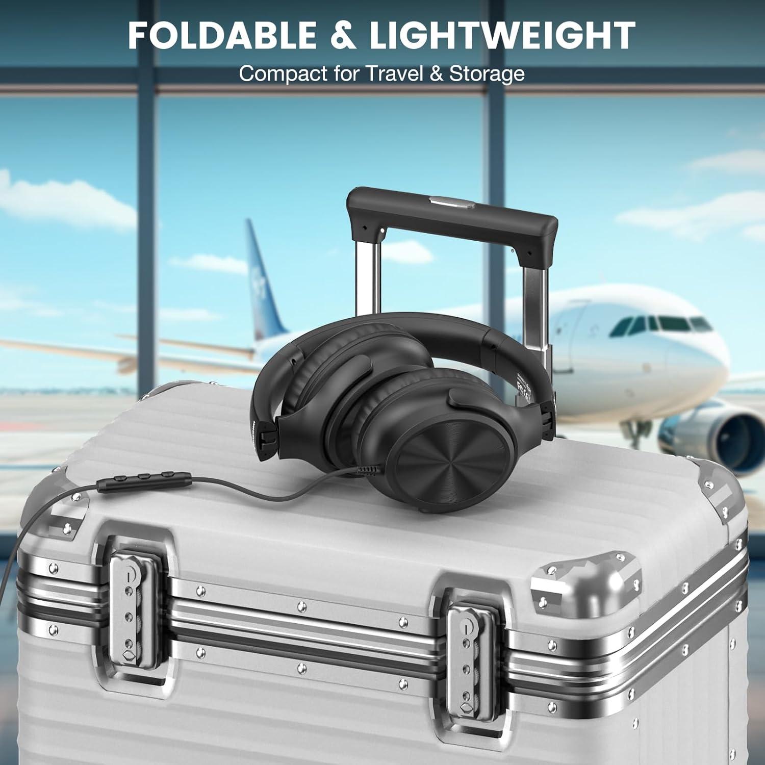 Auriculares Over Ear Cowyawn con Cable 3.5mm, Sonido HD